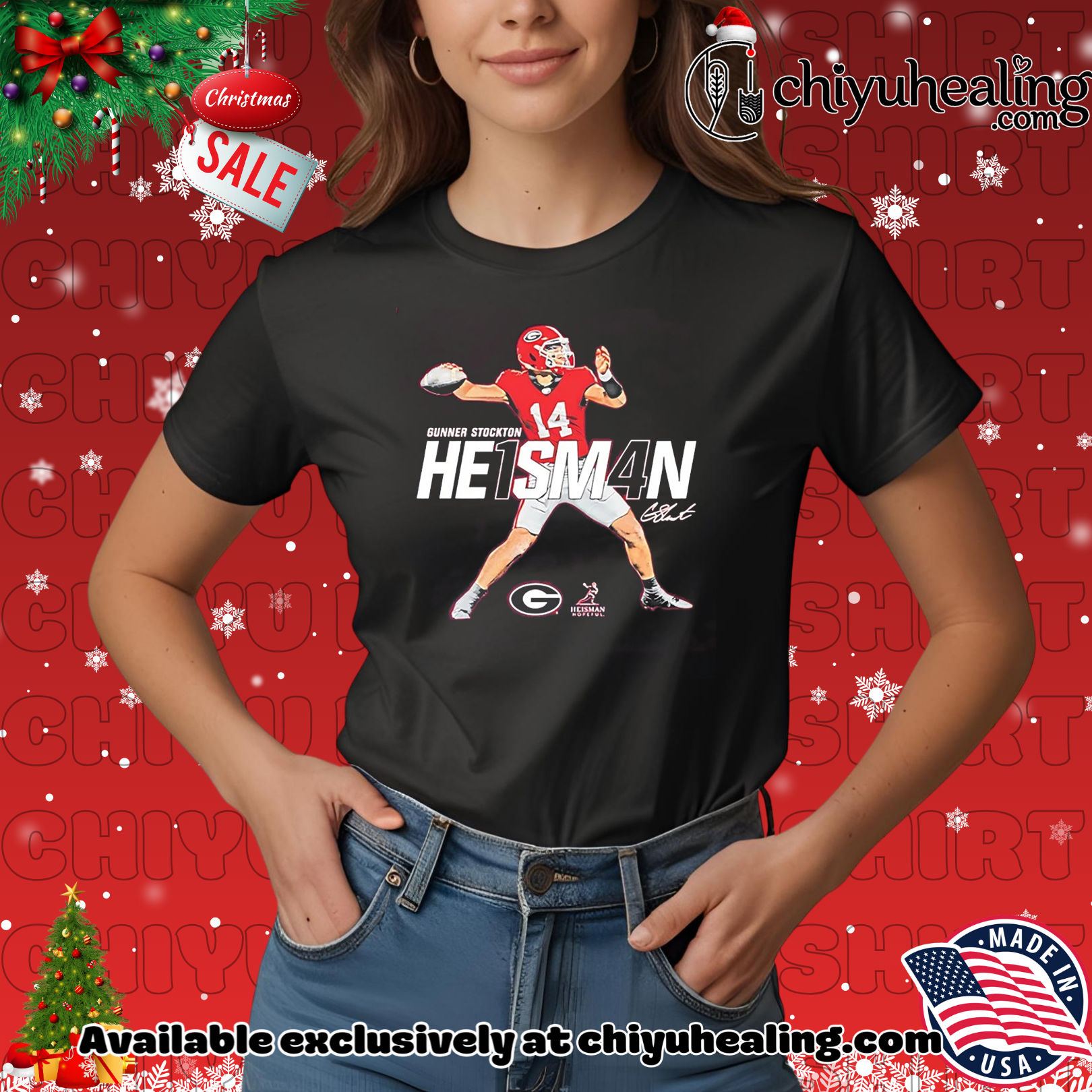 Gunner Stockton Georgia Bulldogs Heisman Stance 2025 shirt, Hoodie, Sweatshirt, Poster Canvas, Mug, Ornaments 7 Gunner Stockton Georgia Bulldogs Heisman Stance 2025 shirt, Hoodie, Sweatshirt, Poster Canvas, Mug, Ornaments