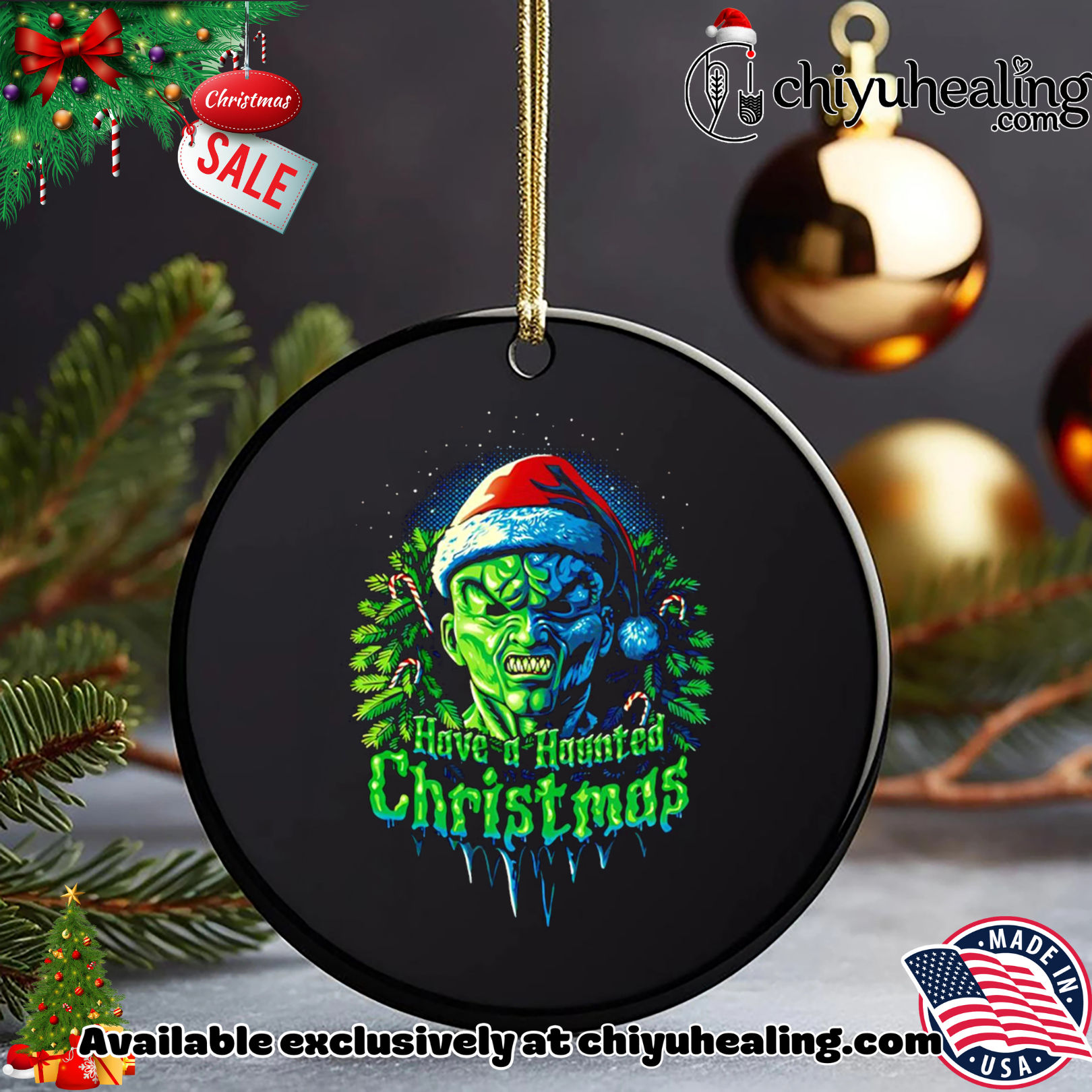 Have a Haunted Christmas classic shirt, Hoodie, Sweatshirt, Poster Canvas, Mug, Ornaments 5 Have a Haunted Christmas classic shirt, Hoodie, Sweatshirt, Poster Canvas, Mug, Ornaments