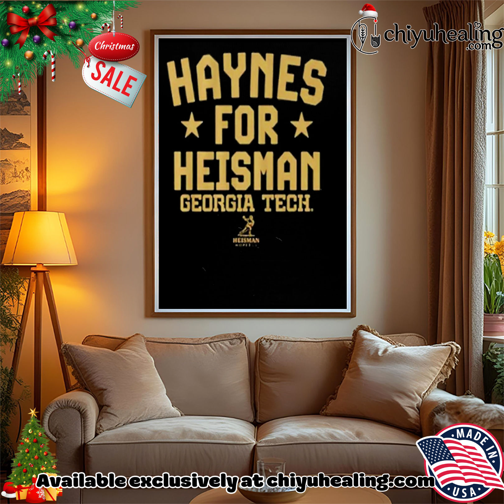 Haynes for Heisman Georgia Tech Shirt, Hoodie, Sweatshirt, Poster Canvas, Mug, Ornaments Haynes for Heisman Georgia Tech Shirt, Hoodie, Sweatshirt, Poster Canvas, Mug, Ornaments