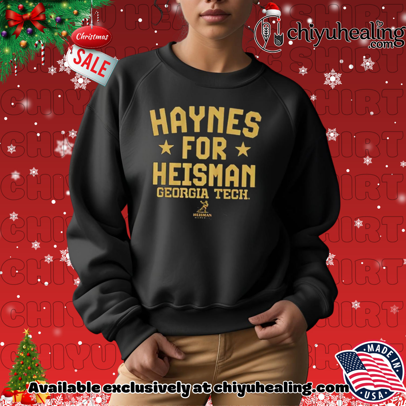 Haynes for Heisman Georgia Tech Shirt, Hoodie, Sweatshirt, Poster Canvas, Mug, Ornaments Haynes for Heisman Georgia Tech Shirt, Hoodie, Sweatshirt, Poster Canvas, Mug, Ornaments