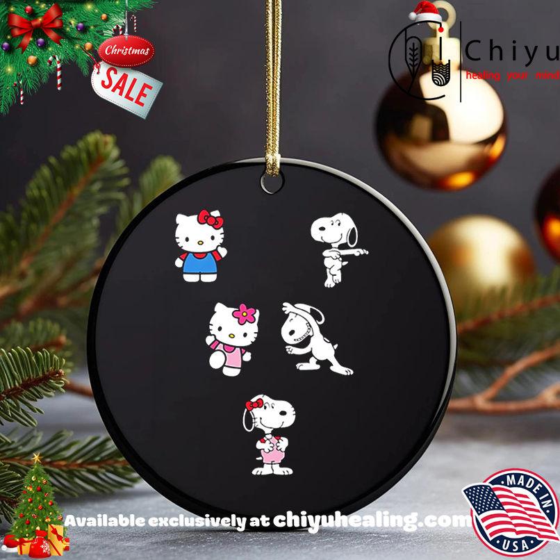 Hello Kitty And Snoopy shirt, Hoodie, Sweatshirt, Poster Canvas, Mug, Ornaments 5 Hello Kitty And Snoopy shirt, Hoodie, Sweatshirt, Poster Canvas, Mug, Ornaments