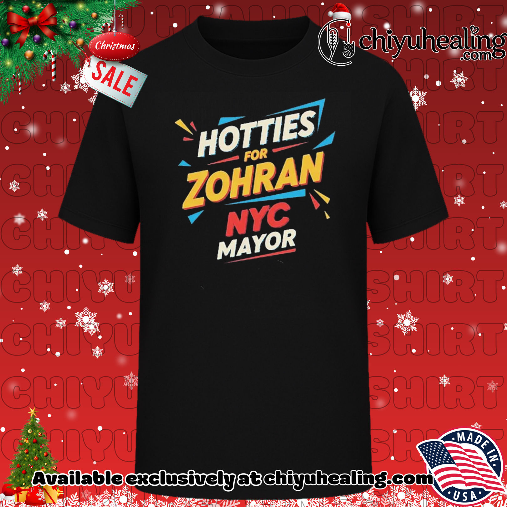 Hotties For Zohran NYC Mayor shirt, Hoodie, Sweatshirt, Poster Canvas, Mug, Ornaments