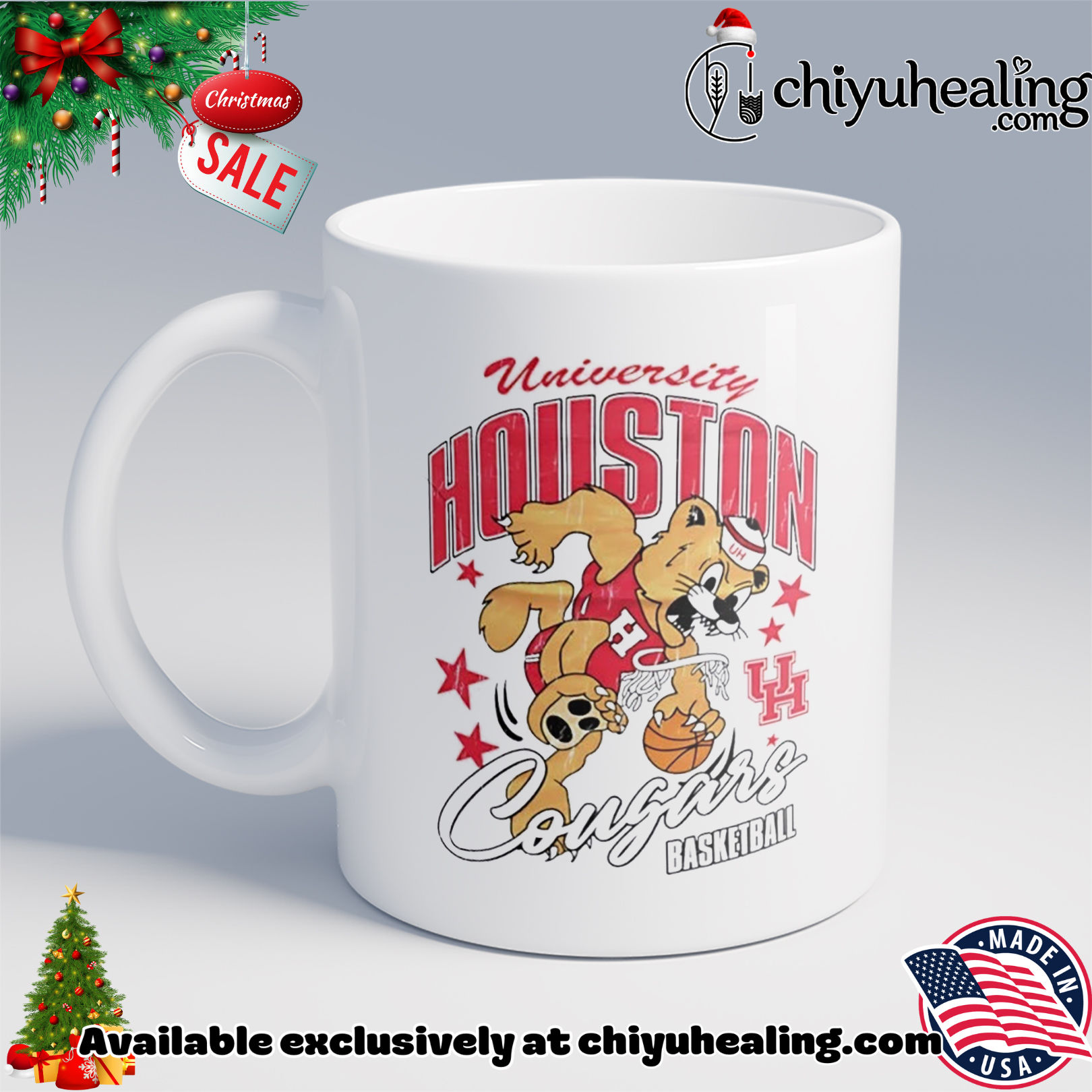 Houston University Cougars basketball 2025 mascot Christmas ornament, Hoodie, Sweatshirt, Poster Canvas, Mug, Ornaments 6 Houston University Cougars basketball 2025 mascot Christmas ornament, Hoodie, Sweatshirt, Poster Canvas, Mug, Ornaments