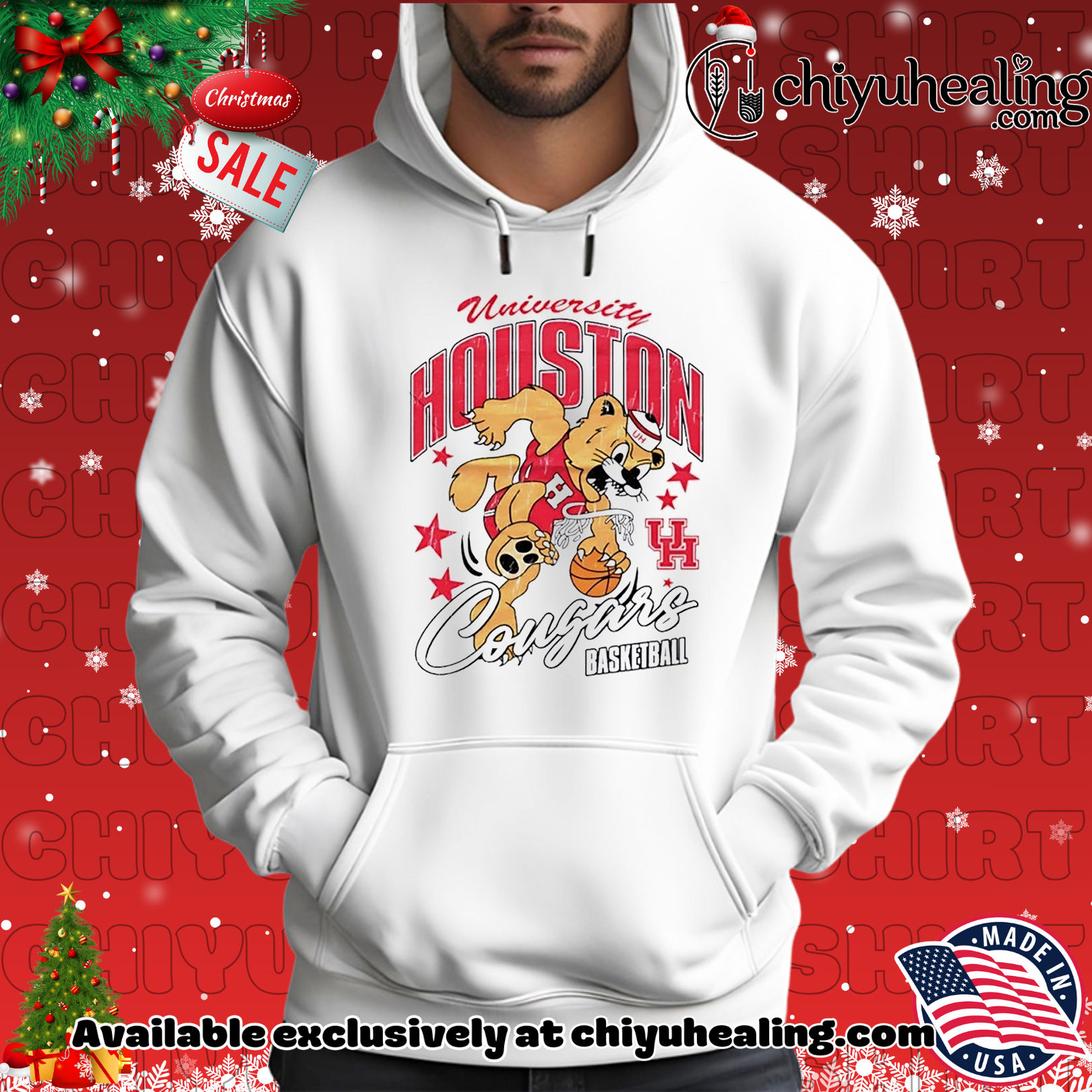 Houston University Cougars basketball 2025 mascot Christmas ornament, Hoodie, Sweatshirt, Poster Canvas, Mug, Ornaments 2 Houston University Cougars basketball 2025 mascot Christmas ornament, Hoodie, Sweatshirt, Poster Canvas, Mug, Ornaments
