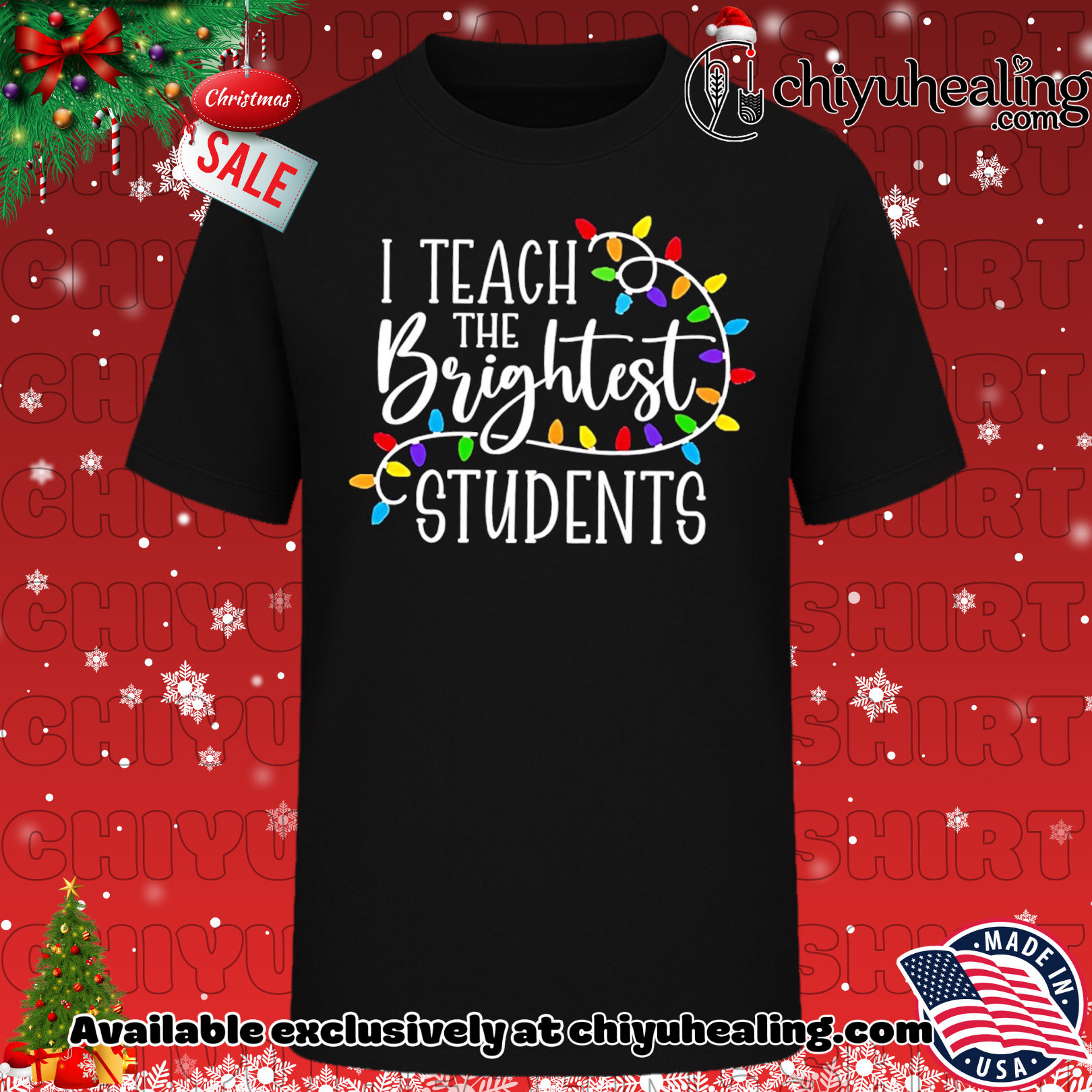 I Teach Brightest Students lights shirt, Hoodie, Sweatshirt, Poster Canvas, Mug, Ornaments