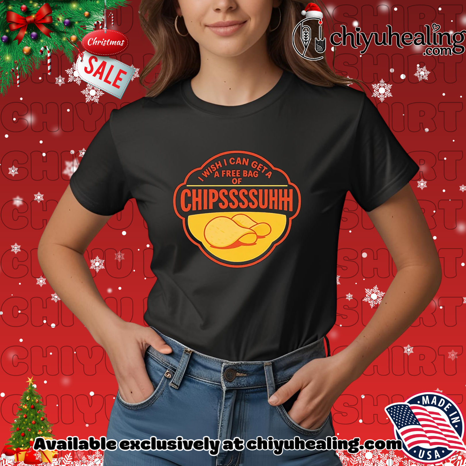 I wish I can get a free bag of chips TikTok viral meme Christmas ornament, Hoodie, Sweatshirt, Poster Canvas, Mug, Ornaments 7 I wish I can get a free bag of chips TikTok viral meme Christmas ornament, Hoodie, Sweatshirt, Poster Canvas, Mug, Ornaments