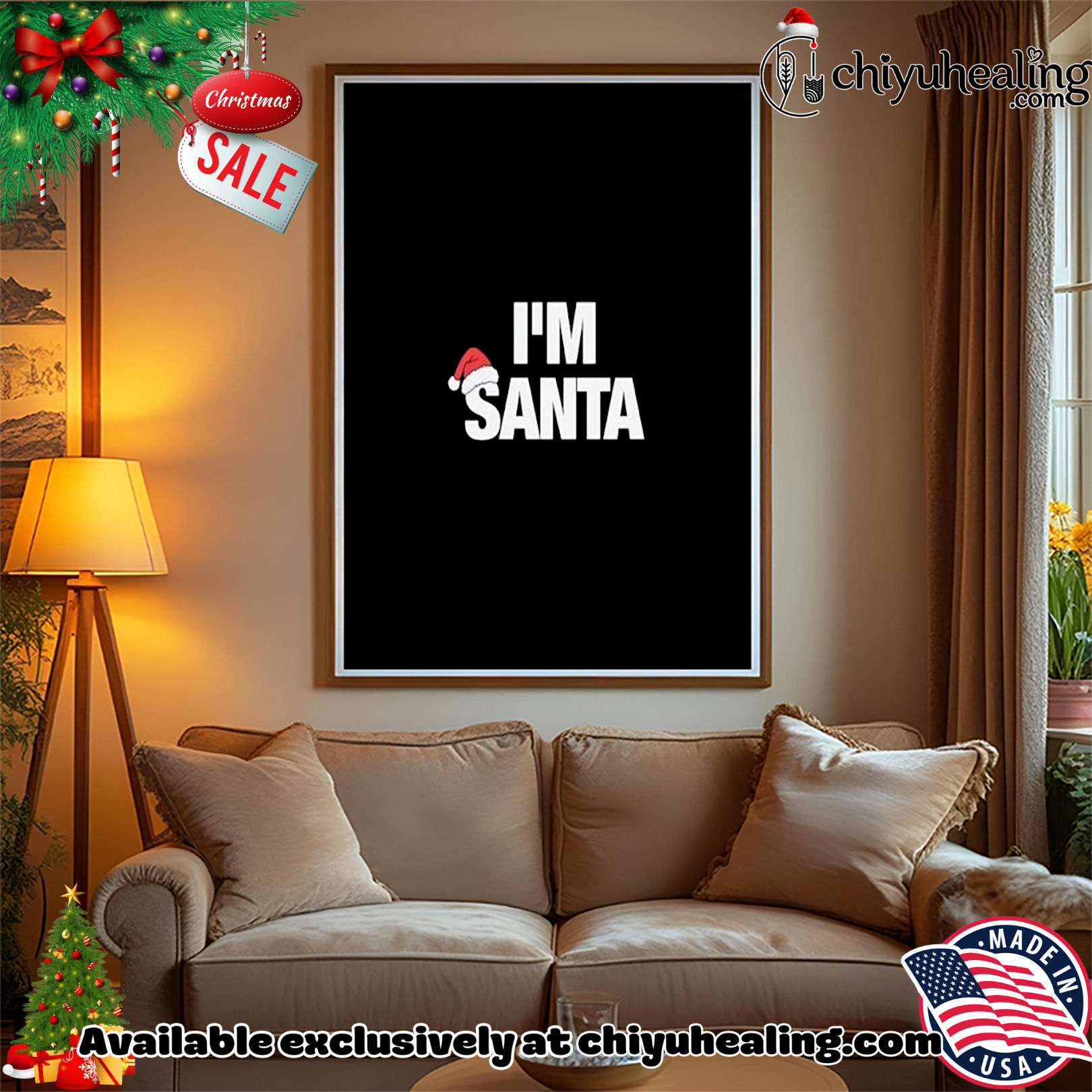 I'm Santa Christmas couple Christmas ornament, Hoodie, Sweatshirt, Poster Canvas, Mug, Ornaments 14 Im Santa Christmas couple Christmas ornament Hoodie Sweatshirt