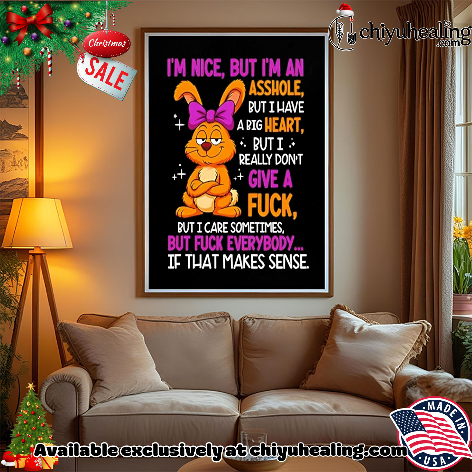 I'm nice but I'm an asshole but I have a big heart bunny shirt, Hoodie, Sweatshirt, Poster Canvas, Mug, Ornaments 15 Im nice but Im an asshole but I have a big heart bunny shirt Hoodie Sweatshirt Tank Top