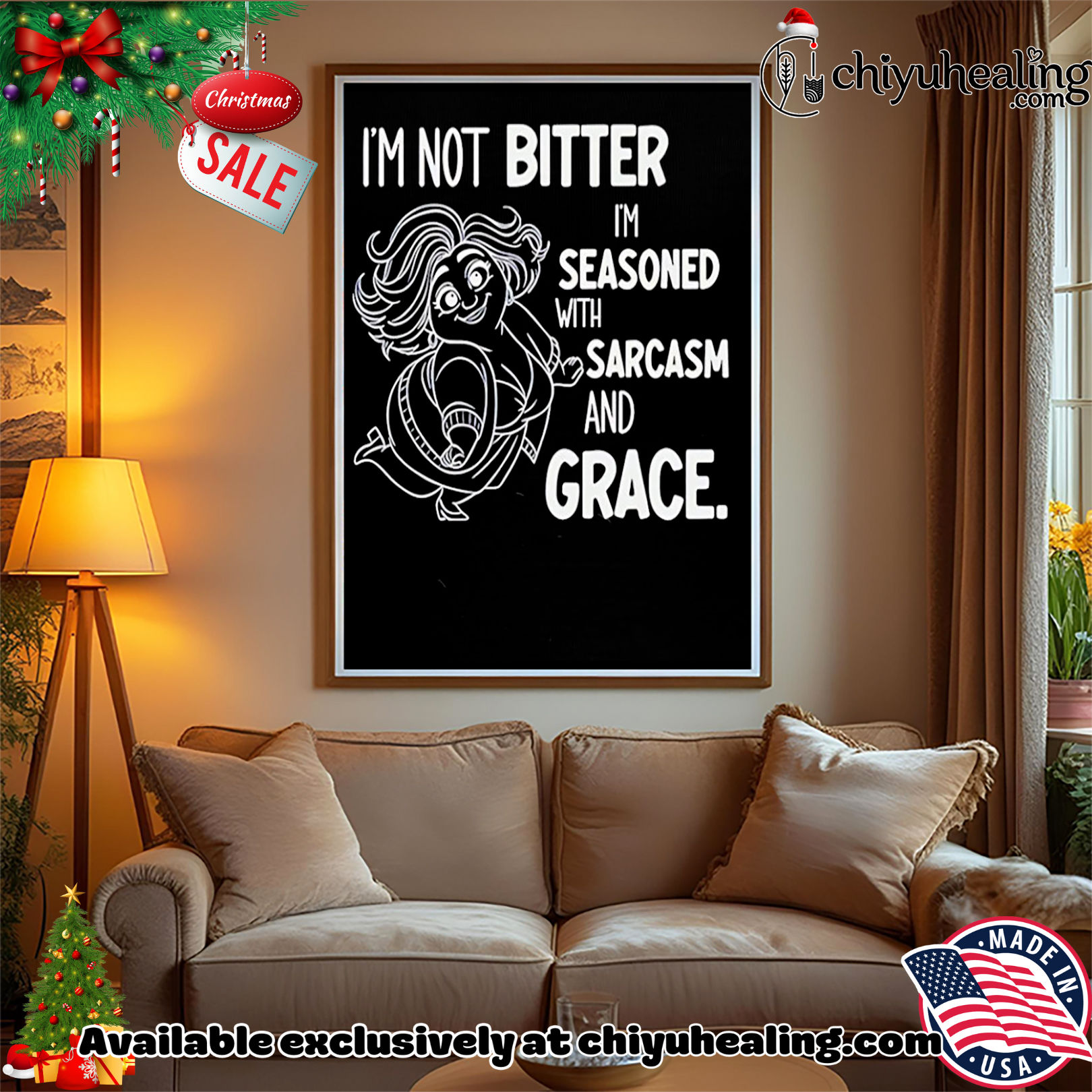 I'm not bitter I'm seasoned with sarcasm and grace shirt, Hoodie, Sweatshirt, Poster Canvas, Mug, Ornaments 15 Im not bitter Im seasoned with sarcasm and grace shirt Hoodie Sweatshirt Tank Top
