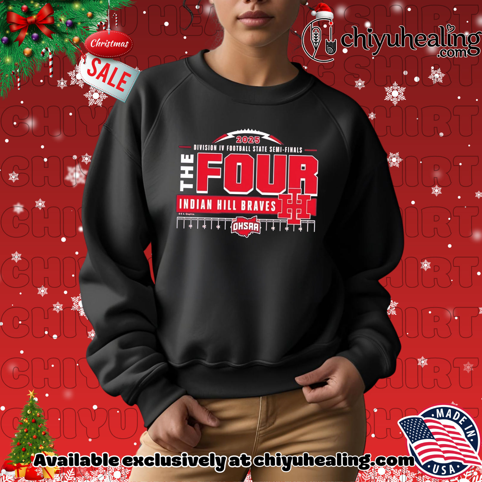 Indian Hill Braves 2025 MHSAA Football D4 The Four shirt, Hoodie, Sweatshirt, Poster Canvas, Mug, Ornaments 2 Indian Hill Braves 2025 MHSAA Football D4 The Four shirt, Hoodie, Sweatshirt, Poster Canvas, Mug, Ornaments