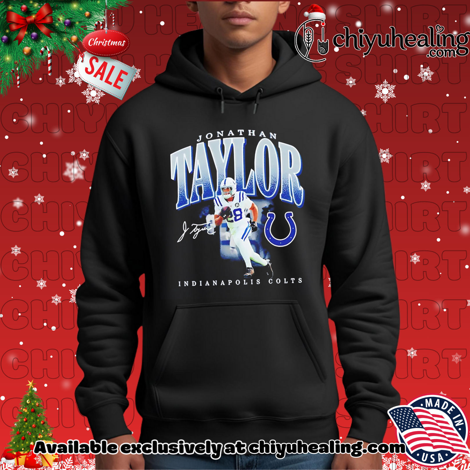 Indianapolis Colts Jonathan Taylor Player Hype signature shirt, Hoodie, Sweatshirt, Poster Canvas, Mug, Ornaments