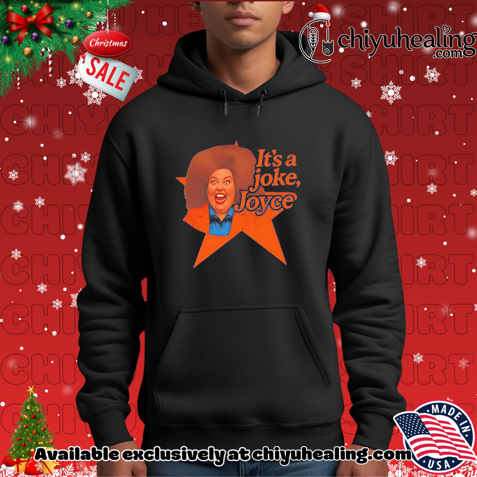 It's A Joke Joyce big head meme shirt, Hoodie, Sweatshirt, Poster Canvas, Mug, Ornaments