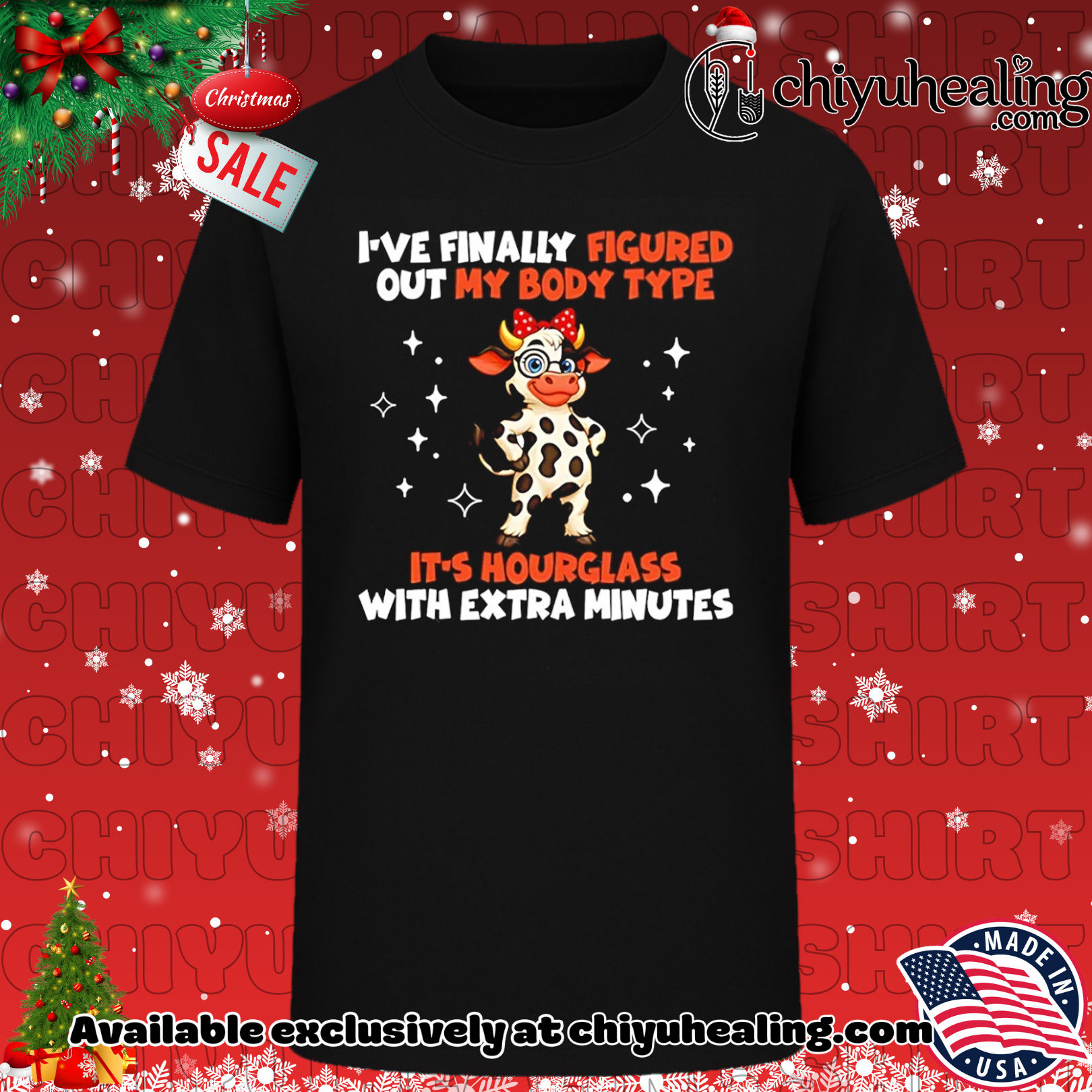 I've finally figured out my body type it's hourglass with extra minutes cow shirt, Hoodie, Sweatshirt, Poster Canvas, Mug, Ornaments