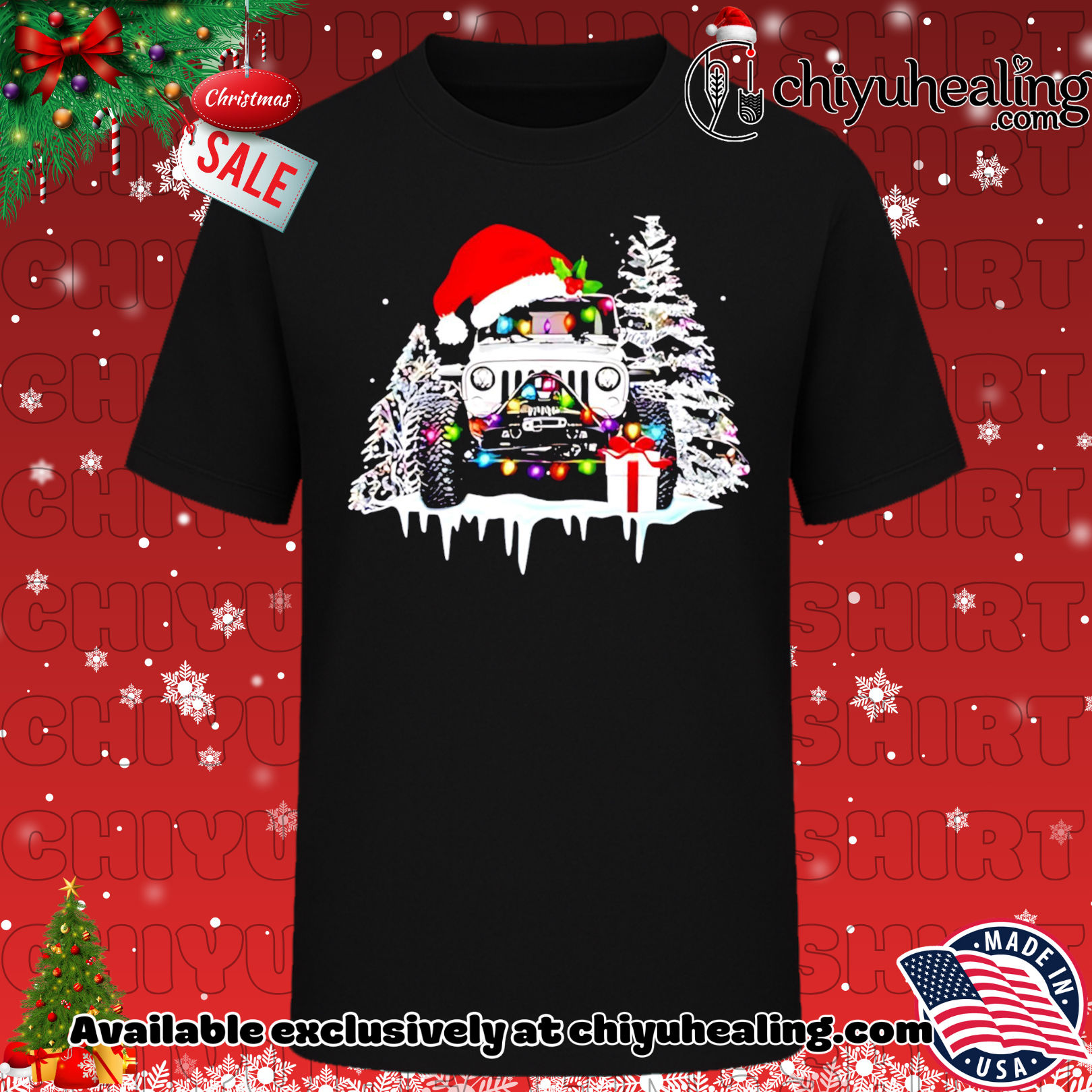 Jeep Wrangler Merry Christmas 2025 shirt, Hoodie, Sweatshirt, Poster Canvas, Mug, Ornaments