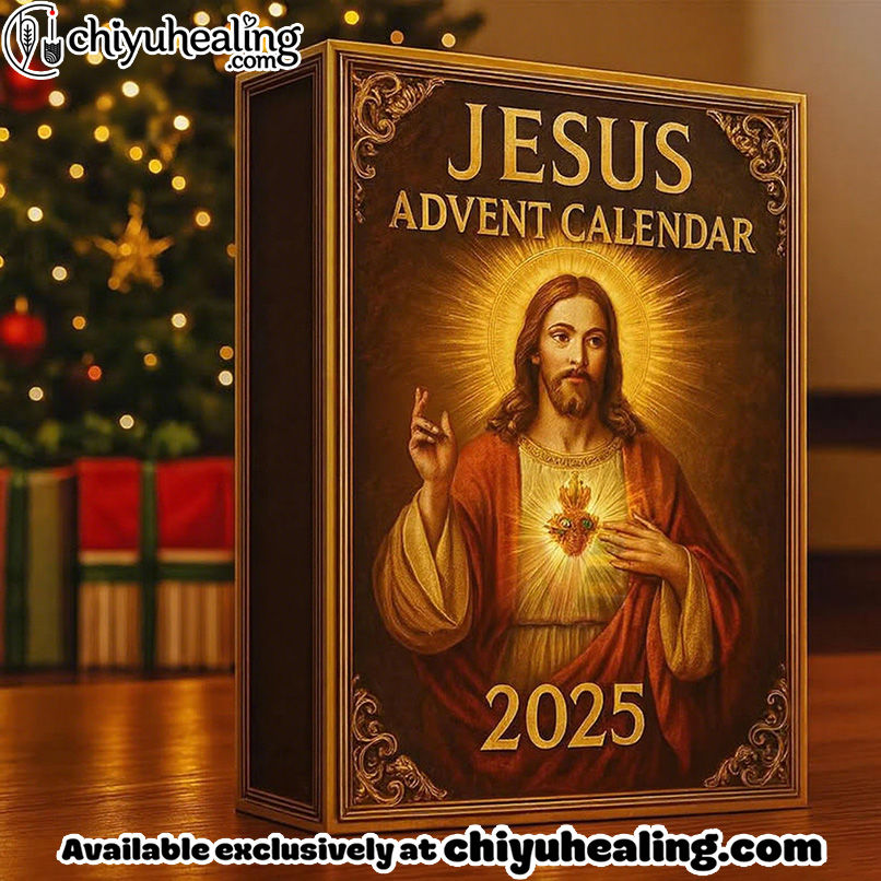 Jesus Edition Advent Calendar 2025, Christmas Countdown Advent Calendar Gift Box with 24 Acrylic Ornaments
