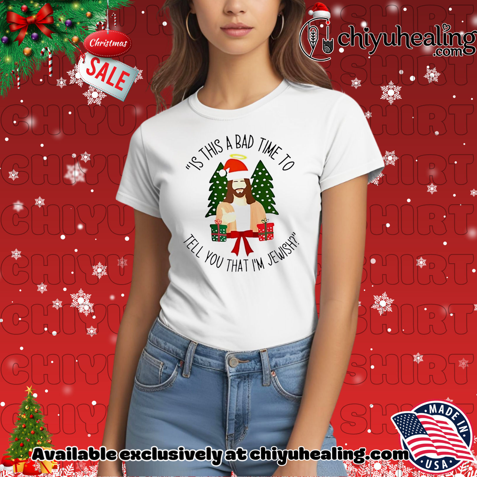 Jesus Is this a bad time to tell you that I'm jewish Christmas Christmas ornament, Hoodie, Sweatshirt, Poster Canvas, Mug, Ornaments 7 Jesus Is this a bad time to tell you that I'm jewish Christmas Christmas ornament, Hoodie, Sweatshirt, Poster Canvas, Mug, Ornaments
