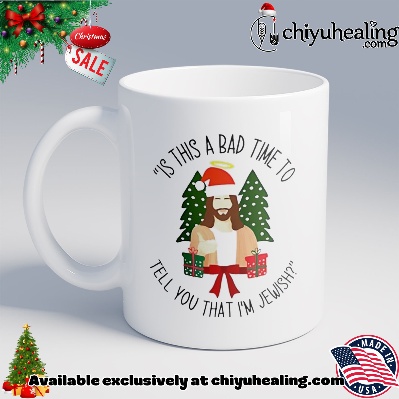 Jesus Is this a bad time to tell you that I'm jewish Christmas Christmas ornament, Hoodie, Sweatshirt, Poster Canvas, Mug, Ornaments 6 Jesus Is this a bad time to tell you that I'm jewish Christmas Christmas ornament, Hoodie, Sweatshirt, Poster Canvas, Mug, Ornaments