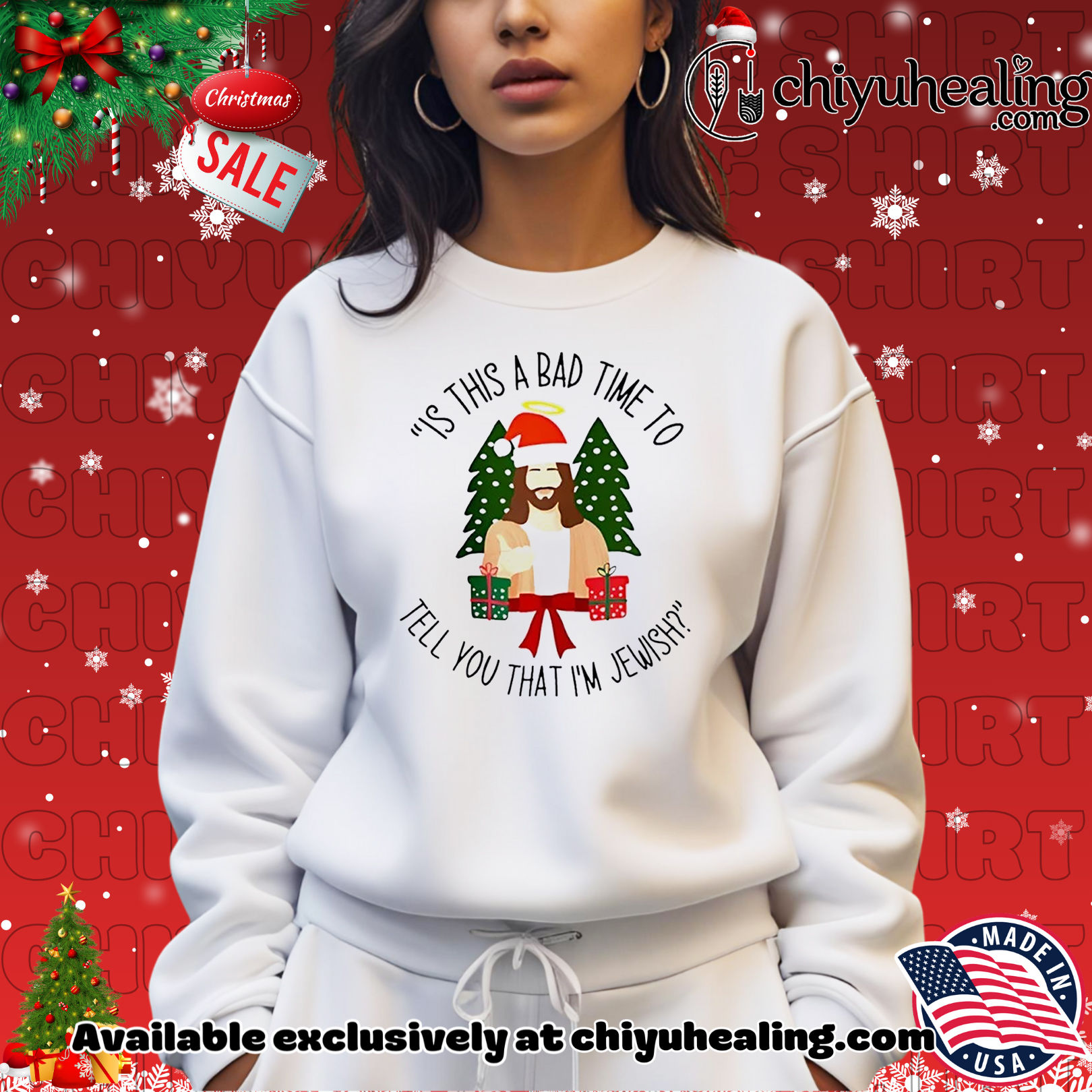 Jesus Is this a bad time to tell you that I'm jewish Christmas Christmas ornament, Hoodie, Sweatshirt, Poster Canvas, Mug, Ornaments 14 Jesus Is this a bad time to tell you that Im jewish Christmas Christmas ornament Hoodie Sweatshirt