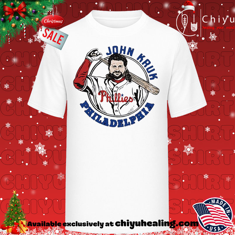 John Kruk Philadelphia Phillies Red Player Portrait retro shirt, Hoodie, Sweatshirt, Poster Canvas, Mug, Ornaments