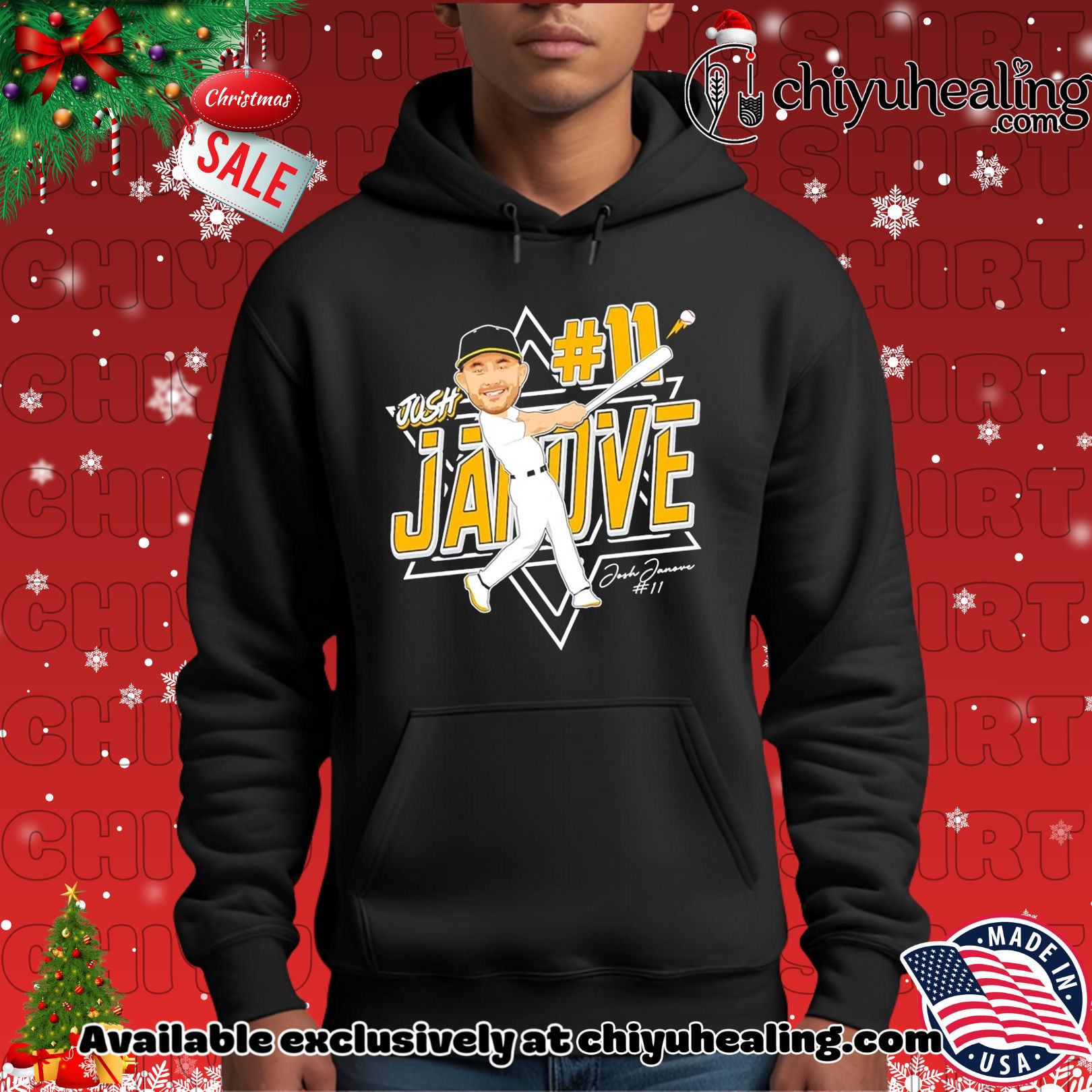 Josh Janove Towson Baseball caricature '26 shirt, Hoodie, Sweatshirt, Poster Canvas, Mug, Ornaments