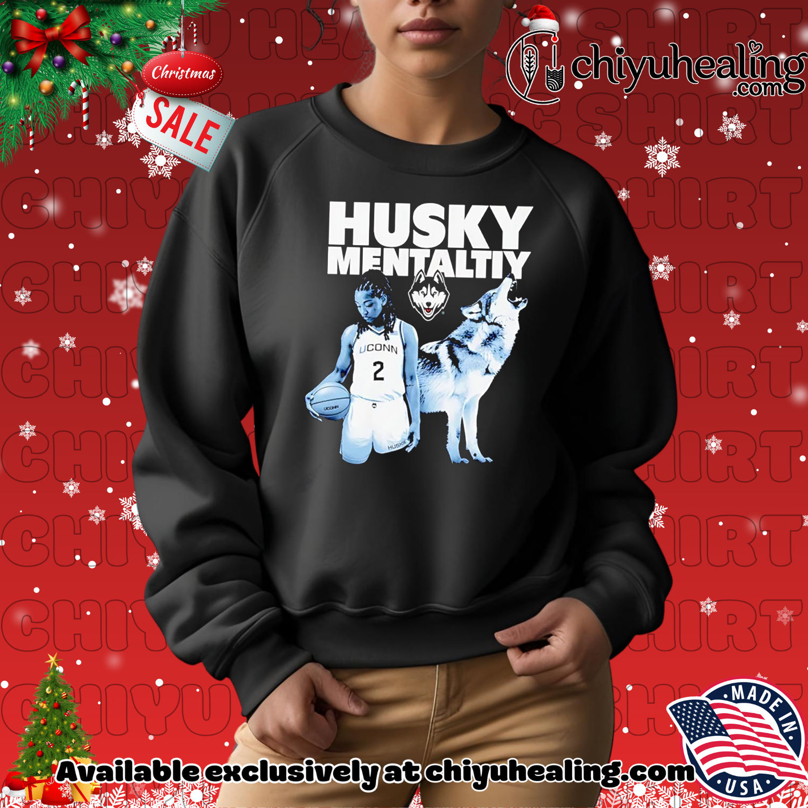 Kamorea Arnold UConn Huskies Husky Mentality Christmas ornament, Hoodie, Sweatshirt, Poster Canvas, Mug, Ornaments 2 Kamorea Arnold UConn Huskies Husky Mentality Christmas ornament, Hoodie, Sweatshirt, Poster Canvas, Mug, Ornaments