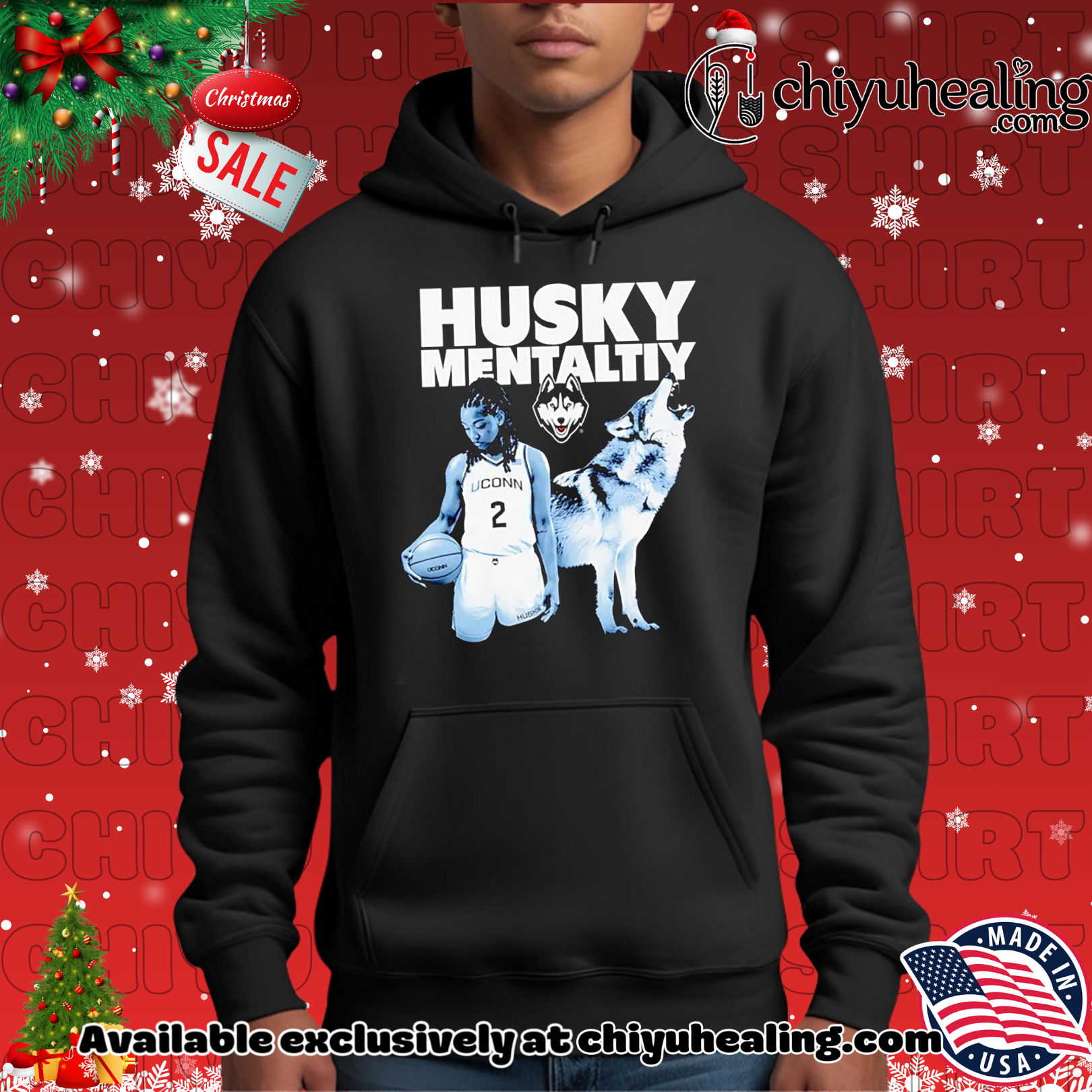 Kamorea Arnold UConn Huskies Husky Mentality Christmas ornament, Hoodie, Sweatshirt, Poster Canvas, Mug, Ornaments