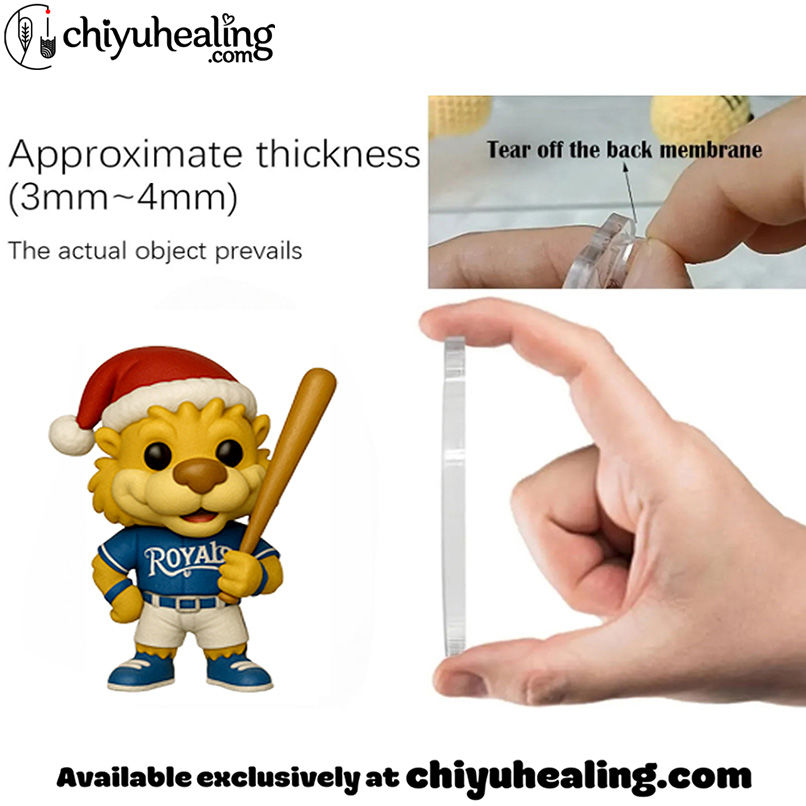 Kansas City Royals 56 Years Advent Calendar 2025, Christmas Countdown Advent Calendar Gift Box with 24 Acrylic Ornaments