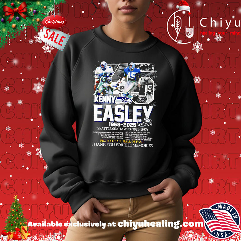 Kenny Easley 1959 2025 Seattle Seahawks Pro Football Hall Of Fame Thank You For The Memories Shirt, Hoodie, Sweatshirt, Poster Canvas, Mug, Ornaments Kenny Easley 1959 2025 Seattle Seahawks Pro Football Hall Of Fame Thank You For The Memories Shirt, Hoodie, Sweatshirt, Poster Canvas, Mug, Ornaments