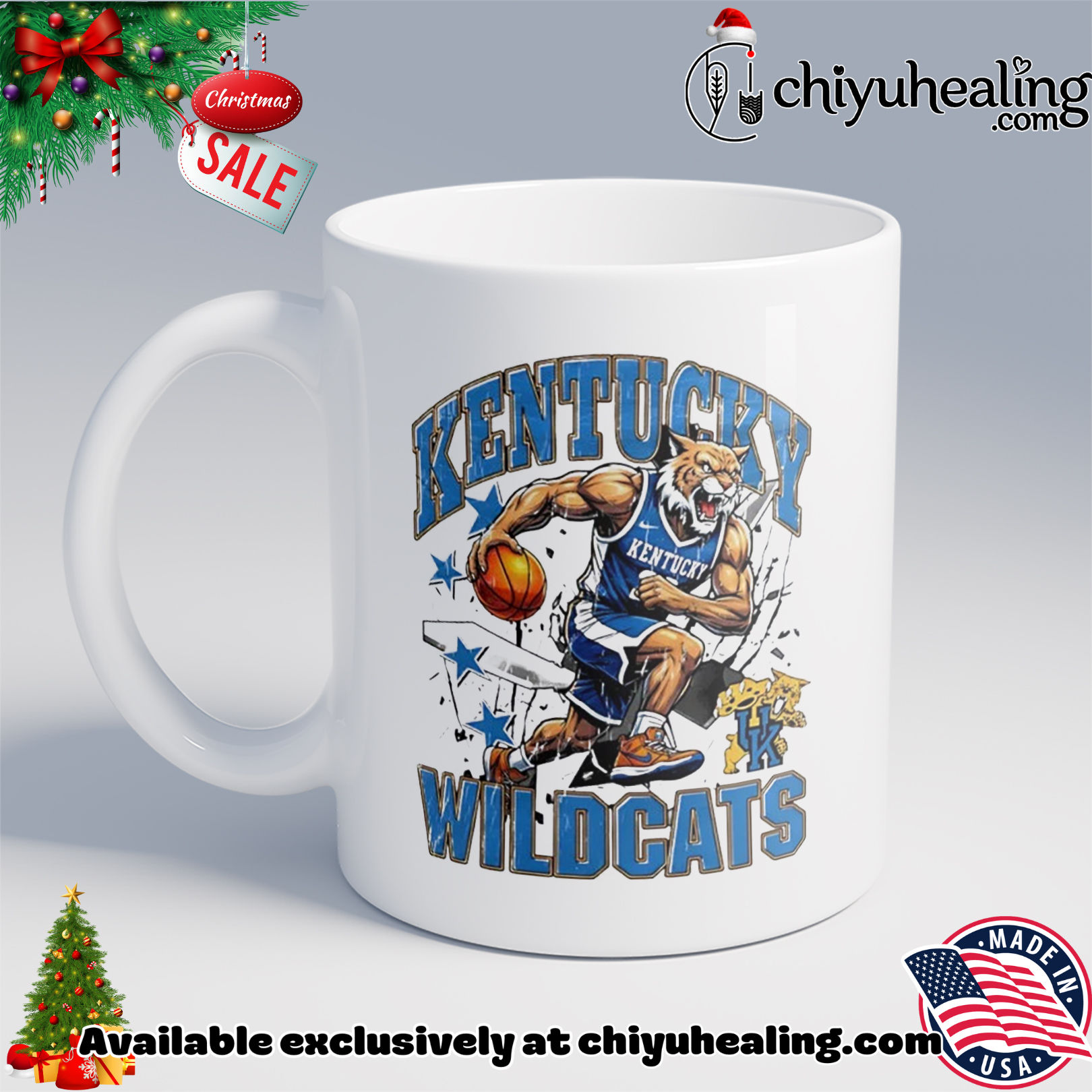 Kentucky Wildcats basketball running 2025 mascot Christmas ornament, Hoodie, Sweatshirt, Poster Canvas, Mug, Ornaments 6 Kentucky Wildcats basketball running 2025 mascot Christmas ornament, Hoodie, Sweatshirt, Poster Canvas, Mug, Ornaments