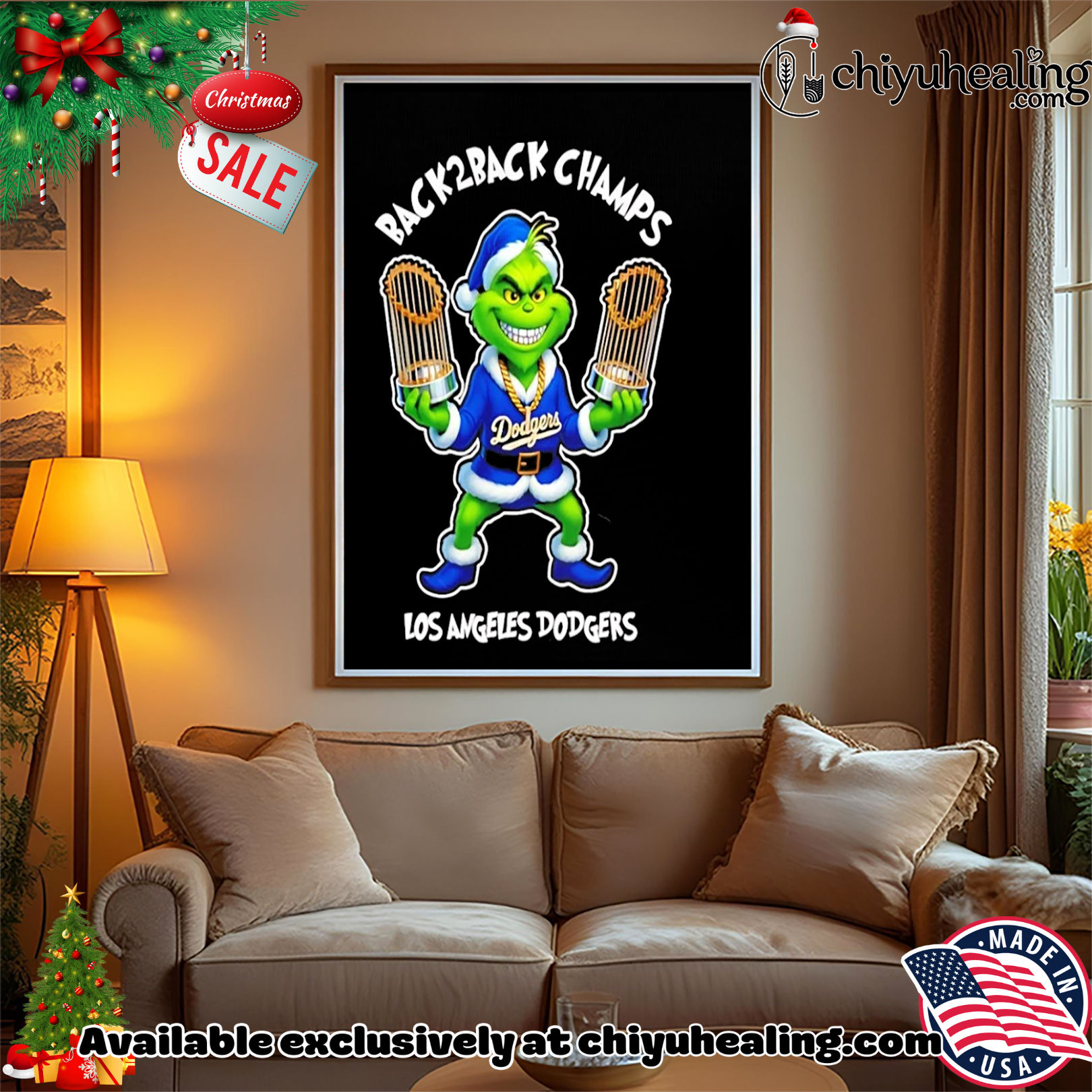 LA Dodgers Grinch 2025 WS Champs back 2 back shirt, Hoodie, Sweatshirt, Poster Canvas, Mug, Ornaments LA Dodgers Grinch 2025 WS Champs back 2 back shirt, Hoodie, Sweatshirt, Poster Canvas, Mug, Ornaments
