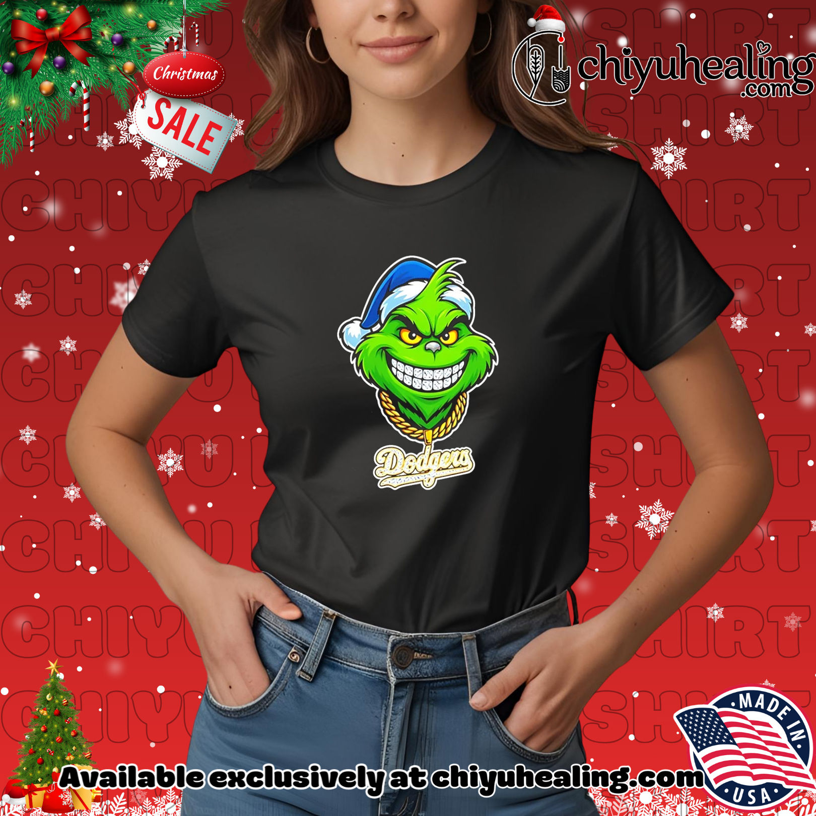 LA Dodgers The Grinch diamond teeth big head Christmas '25 shirt, Hoodie, Sweatshirt, Poster Canvas, Mug, Ornaments 7 LA Dodgers The Grinch diamond teeth big head Christmas '25 shirt, Hoodie, Sweatshirt, Poster Canvas, Mug, Ornaments