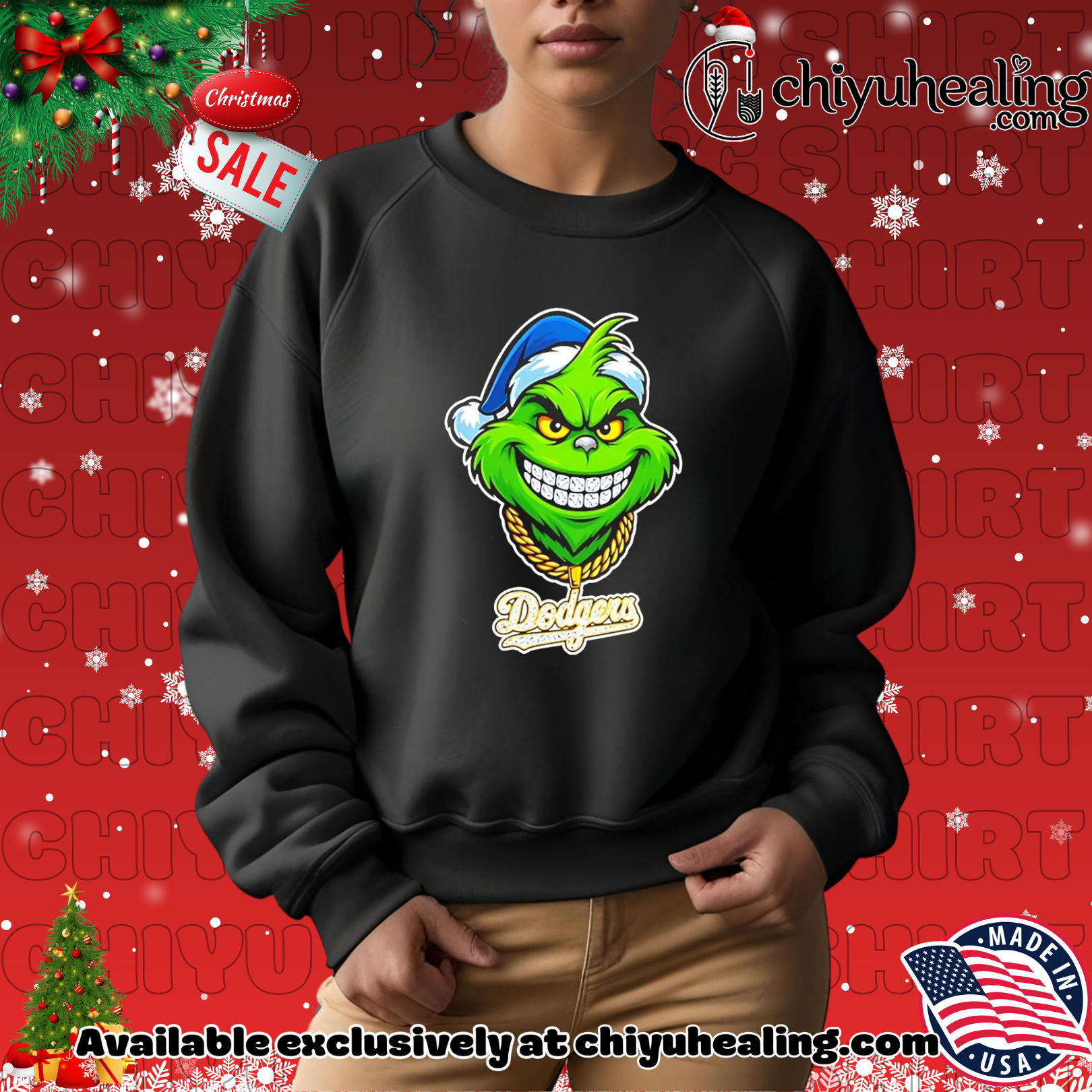 LA Dodgers The Grinch diamond teeth big head Christmas '25 shirt, Hoodie, Sweatshirt, Poster Canvas, Mug, Ornaments 14 LA Dodgers The Grinch diamond teeth big head Christmas 25 shirt Hoodie Sweatshirt