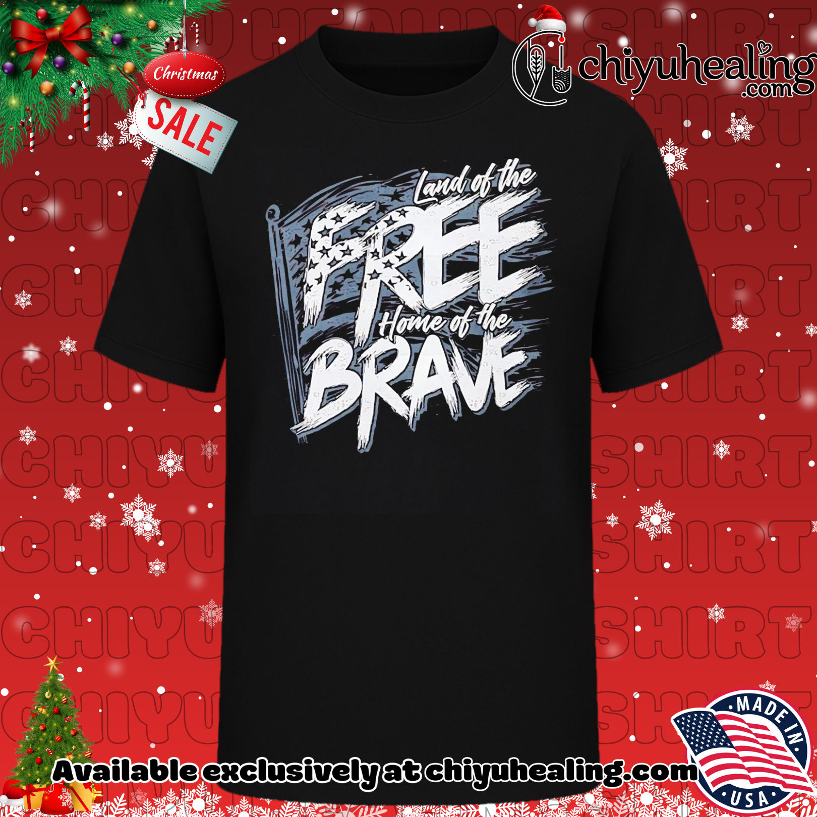 Land of the Free Home of the Brave Wavy shirt, Hoodie, Sweatshirt, Poster Canvas, Mug, Ornaments 6 Land of the Free Home of the Brave Wavy shirt, Hoodie, Sweatshirt, Poster Canvas, Mug, Ornaments