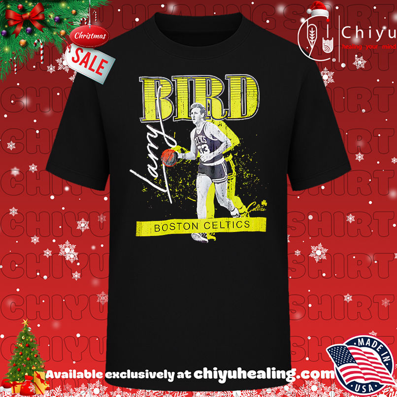 Larry Bird Boston Celtics Mitchell And Ness Neon Pop Shirt, Hoodie, Sweatshirt, Poster Canvas, Mug, Ornaments