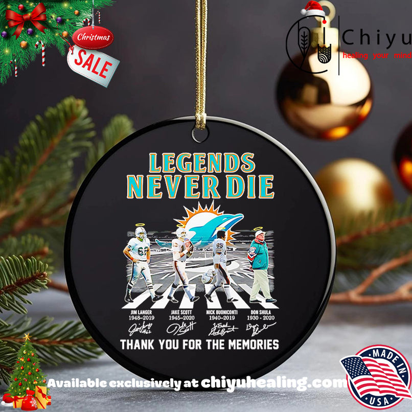 Legends never die Miami Dolphins thank you for the memories shirt, Hoodie, Sweatshirt, Poster Canvas, Mug, Ornaments 5 Legends never die Miami Dolphins thank you for the memories shirt, Hoodie, Sweatshirt, Poster Canvas, Mug, Ornaments