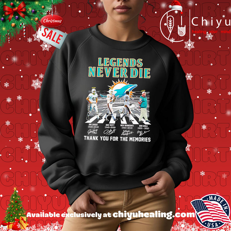 Legends never die Miami Dolphins thank you for the memories shirt, Hoodie, Sweatshirt, Poster Canvas, Mug, Ornaments Legends never die Miami Dolphins thank you for the memories shirt, Hoodie, Sweatshirt, Poster Canvas, Mug, Ornaments