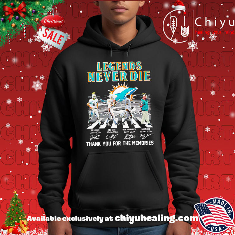 Legends never die Miami Dolphins thank you for the memories shirt, Hoodie, Sweatshirt, Poster Canvas, Mug, Ornaments 2 Legends never die Miami Dolphins thank you for the memories shirt, Hoodie, Sweatshirt, Poster Canvas, Mug, Ornaments
