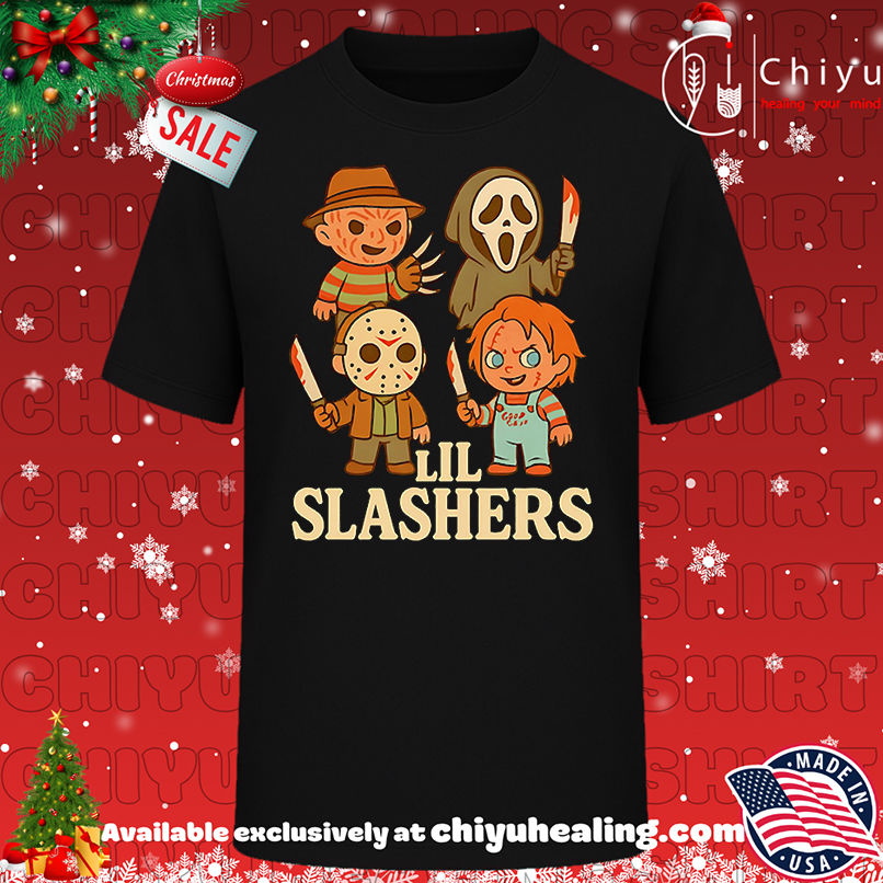 Lil Slashers horror characters shirt, Hoodie, Sweatshirt, Poster Canvas, Mug, Ornaments