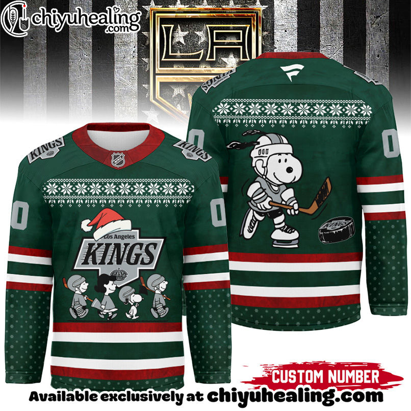Los Angeles Kings - Premium NHL Peanuts Snoopy Hockey Jersey