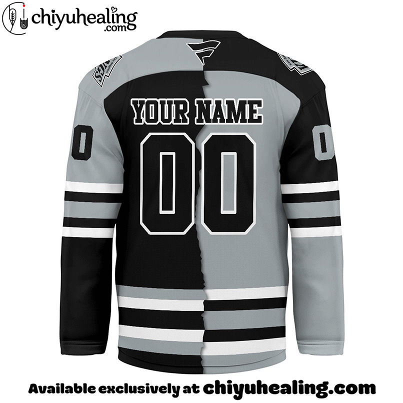 Los Angeles Kings - Premium NHL Personalized Split Color Hockey Jersey Los Angeles Kings - Premium NHL Personalized Split Color Hockey Jersey