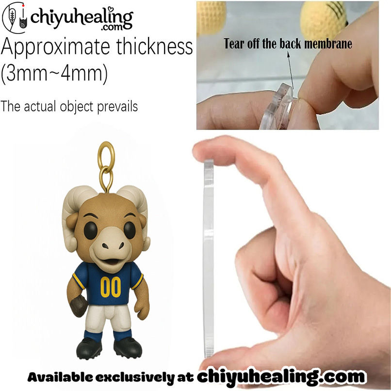 Los Angeles Rams 89th Anniversary Advent Calendar, Christmas Countdown Advent Calendar Gift Box with 24 Acrylic Ornaments