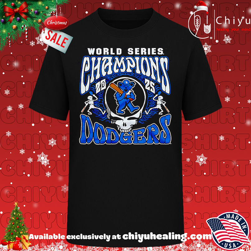 MLB x Grateful Dead x Dodgers World Series Champions 2025 Shirt, Hoodie, Sweatshirt, Poster Canvas, Mug, Ornaments