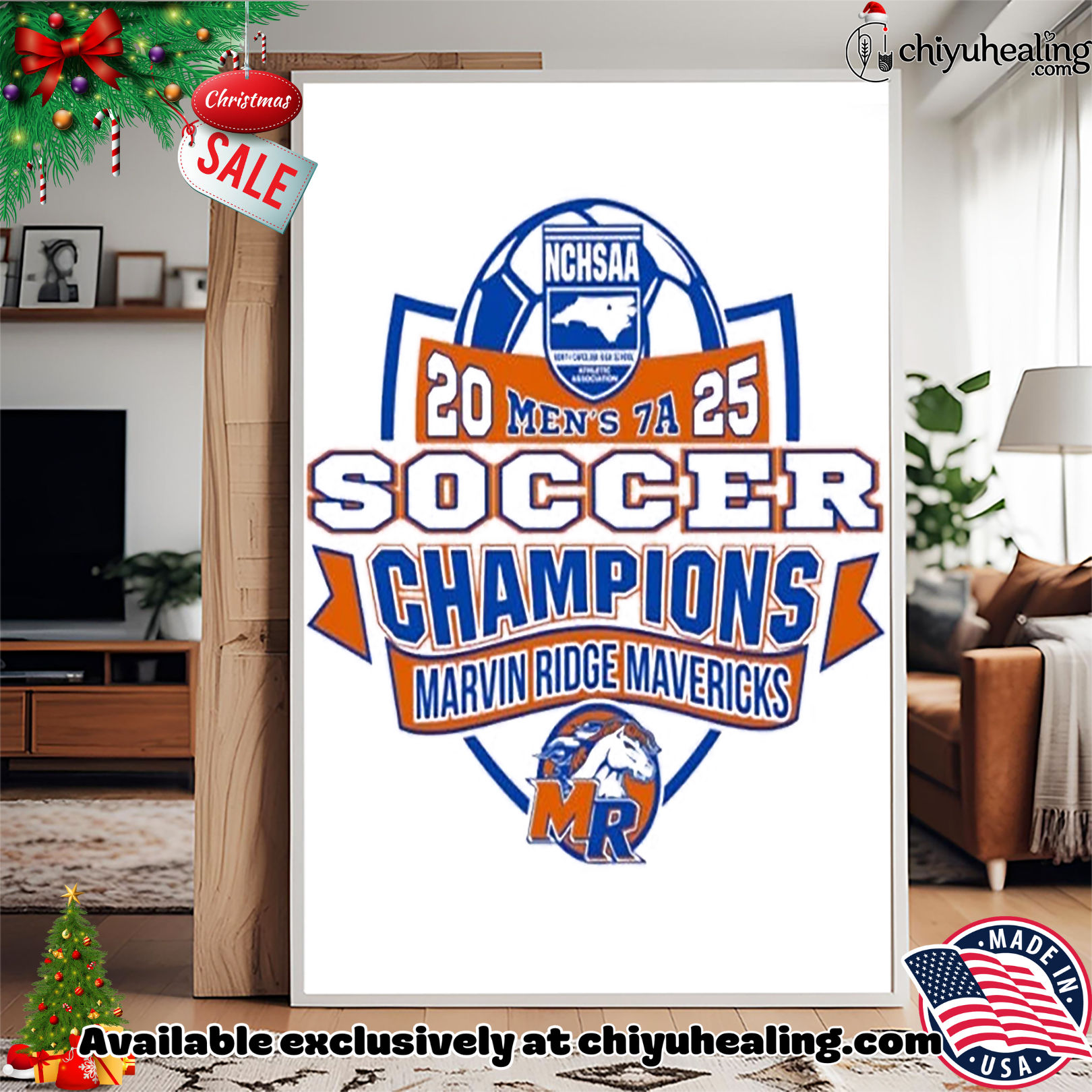 Marvin Ridge Mavericks 2025 NCHSAA Soccer Division 7A Champions Christmas ornament, Hoodie, Sweatshirt, Poster Canvas, Mug, Ornaments Marvin Ridge Mavericks 2025 NCHSAA Soccer Division 7A Champions Christmas ornament, Hoodie, Sweatshirt, Poster Canvas, Mug, Ornaments