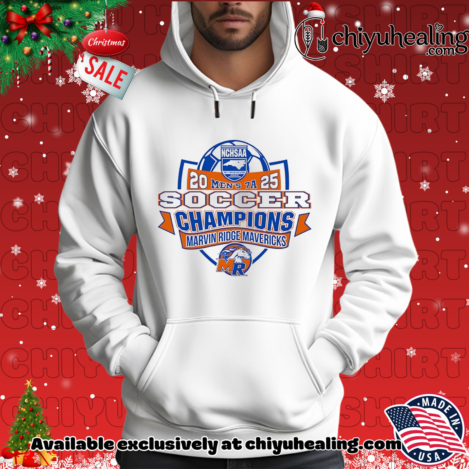 Marvin Ridge Mavericks 2025 NCHSAA Soccer Division 7A Champions Christmas ornament, Hoodie, Sweatshirt, Poster Canvas, Mug, Ornaments 2 Marvin Ridge Mavericks 2025 NCHSAA Soccer Division 7A Champions Christmas ornament, Hoodie, Sweatshirt, Poster Canvas, Mug, Ornaments