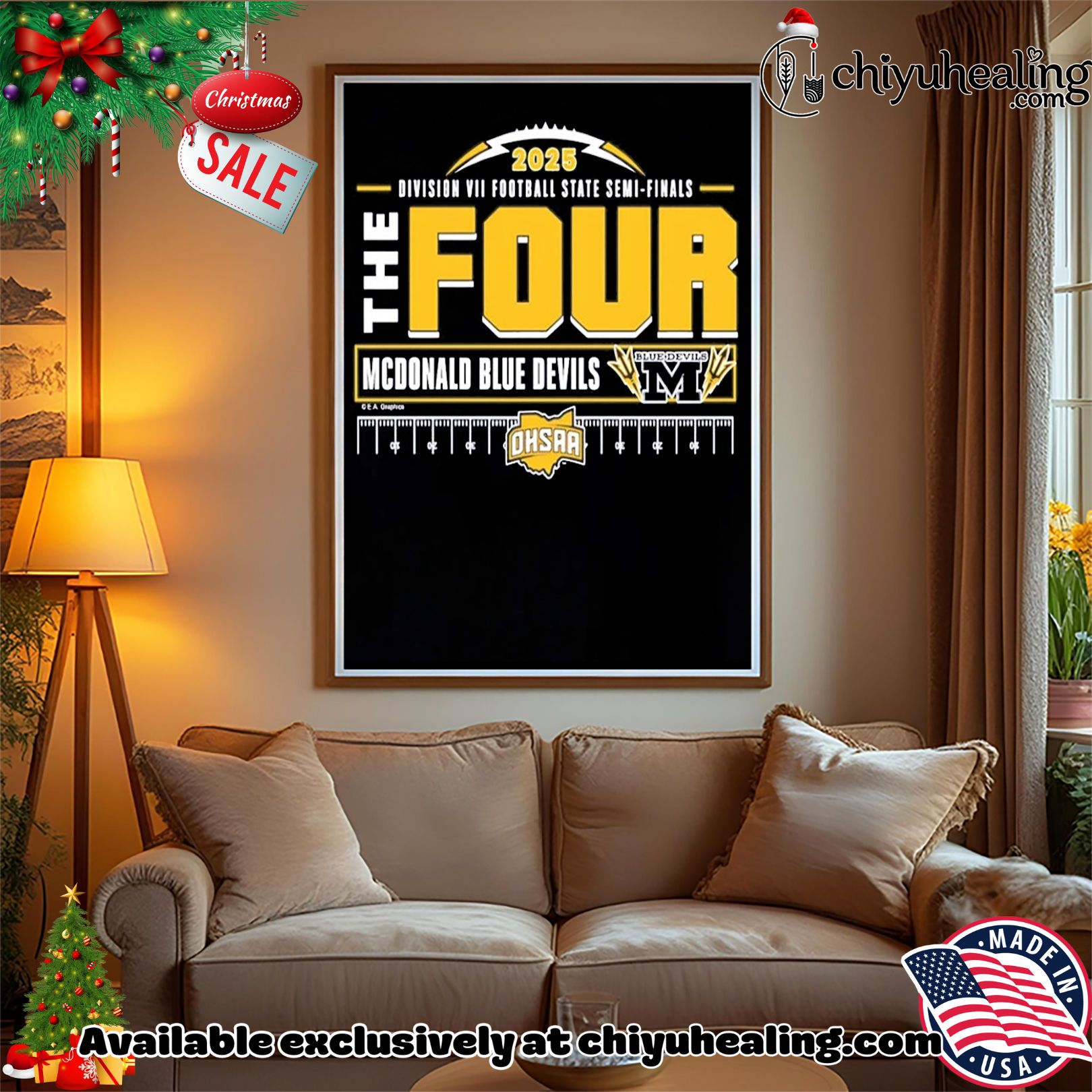 McDonald Blue Devils 2025 MHSAA Football D7 The Four shirt, Hoodie, Sweatshirt, Poster Canvas, Mug, Ornaments McDonald Blue Devils 2025 MHSAA Football D7 The Four shirt, Hoodie, Sweatshirt, Poster Canvas, Mug, Ornaments