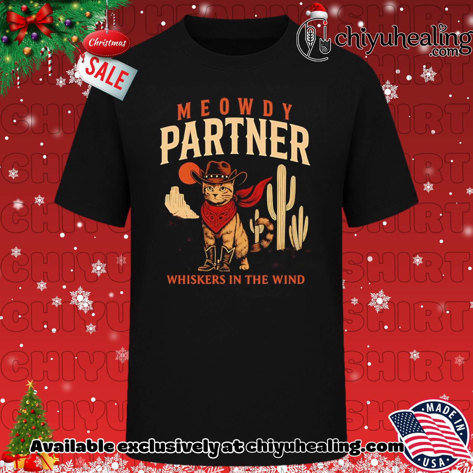 Meowdy Partner Whiskers in the wind Cat shirt, Hoodie, Sweatshirt, Poster Canvas, Mug, Ornaments