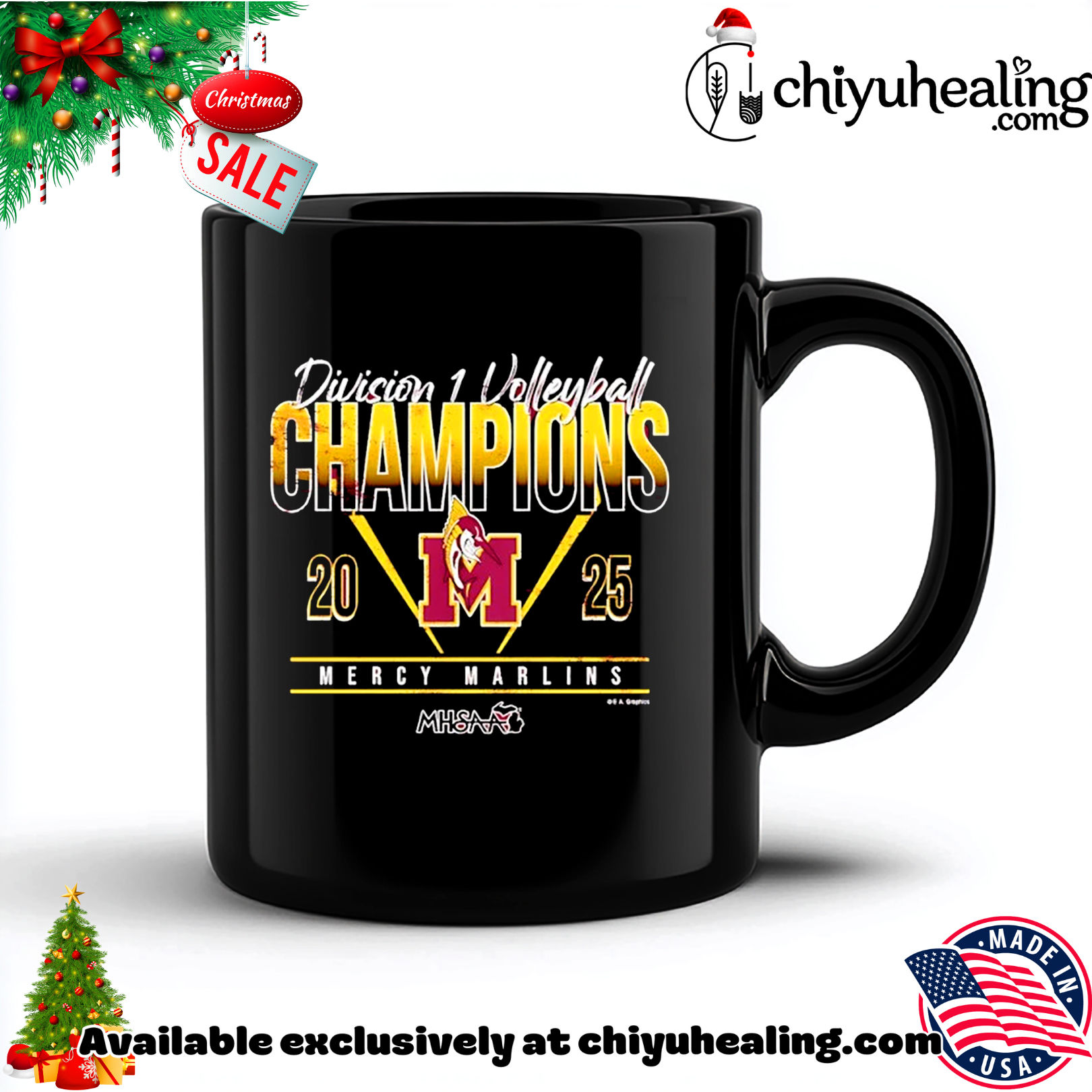 Mercy Marlins 2025 MHSAA Volleyball D1 Champions Christmas ornament, Hoodie, Sweatshirt, Poster Canvas, Mug, Ornaments 5 Mercy Marlins 2025 MHSAA Volleyball D1 Champions Christmas ornament, Hoodie, Sweatshirt, Poster Canvas, Mug, Ornaments