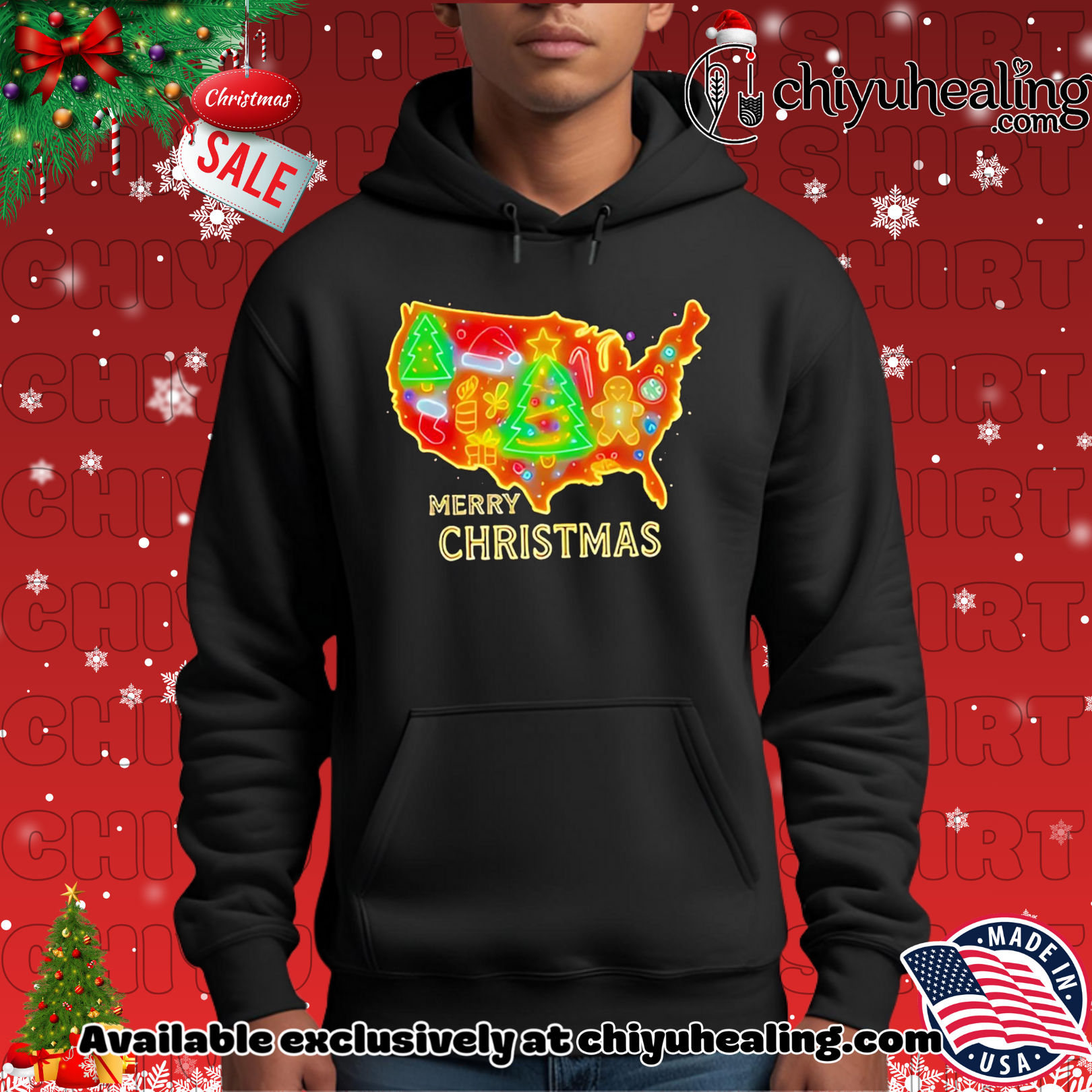 Merry Christmas America Map neon shirt, Hoodie, Sweatshirt, Poster Canvas, Mug, Ornaments 2 Merry Christmas America Map neon shirt, Hoodie, Sweatshirt, Poster Canvas, Mug, Ornaments