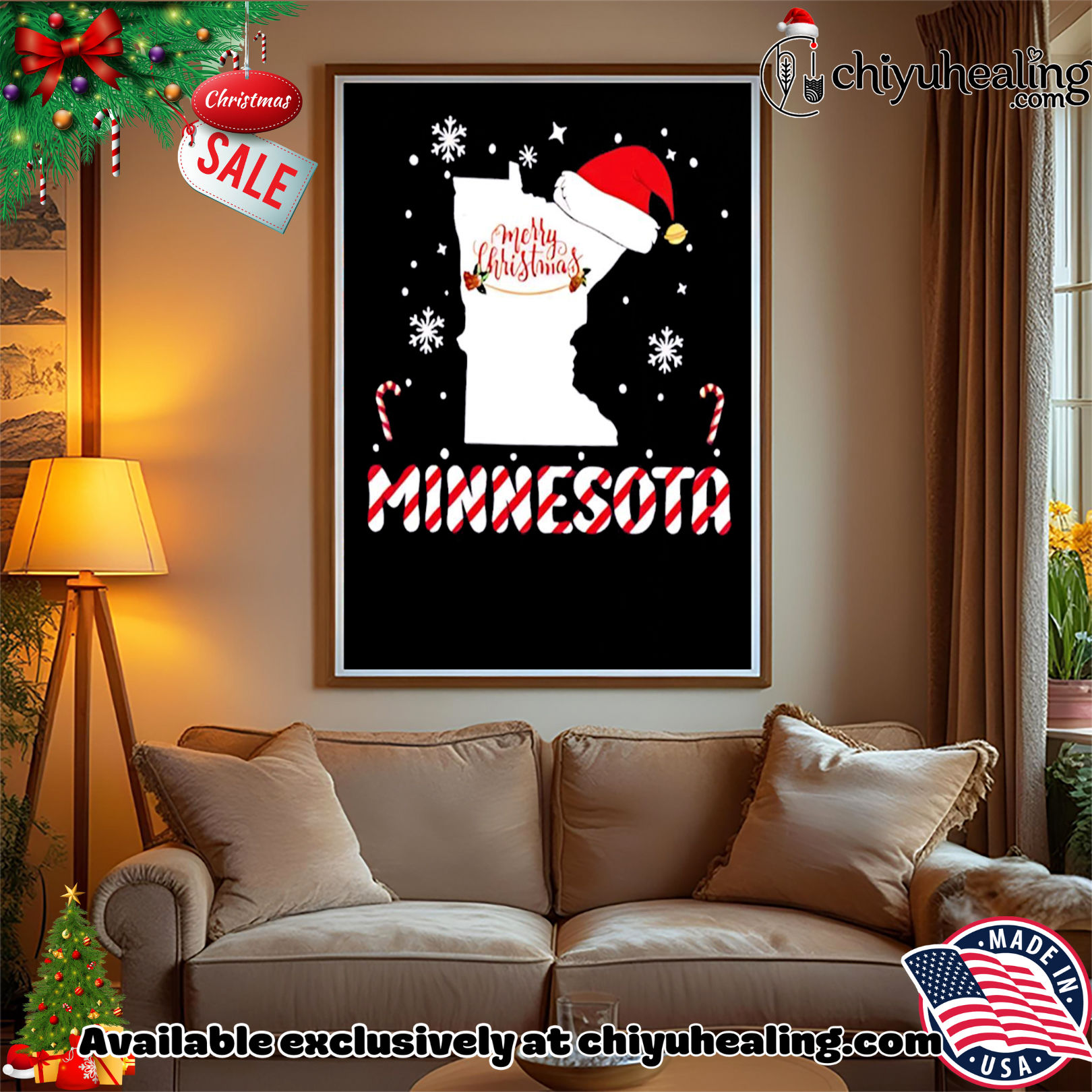 Merry Christmas Minnesota map 2025 shirt, Hoodie, Sweatshirt, Poster Canvas, Mug, Ornaments Merry Christmas Minnesota map 2025 shirt, Hoodie, Sweatshirt, Poster Canvas, Mug, Ornaments
