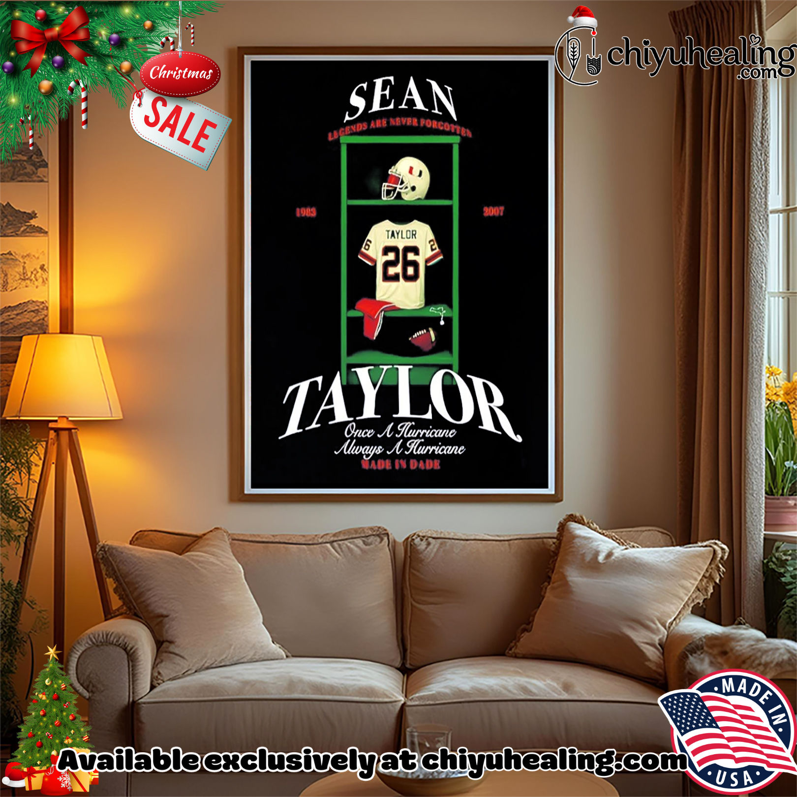 Miami Hurricanes ST26 Locker Sean Taylor one a Hurricanes always a Hurricanes shirt, Hoodie, Sweatshirt, Poster Canvas, Mug, Ornaments Miami Hurricanes ST26 Locker Sean Taylor one a Hurricanes always a Hurricanes shirt, Hoodie, Sweatshirt, Poster Canvas, Mug, Ornaments